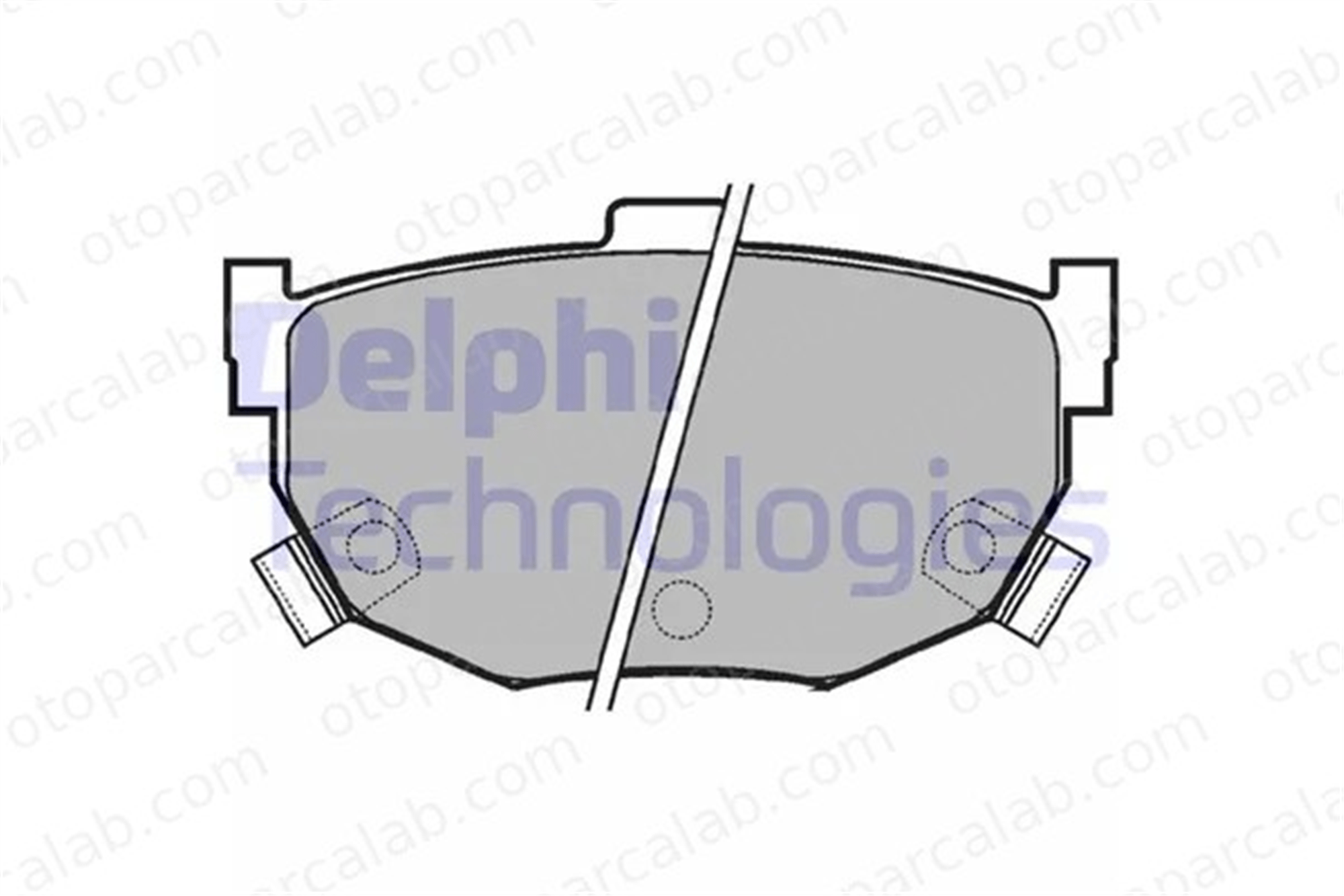 DELPHI LP1073 Fren Disk Balata Arka HYUNDAI ELANTRA III Sedan COUPE II 4406008E91 5830228A01