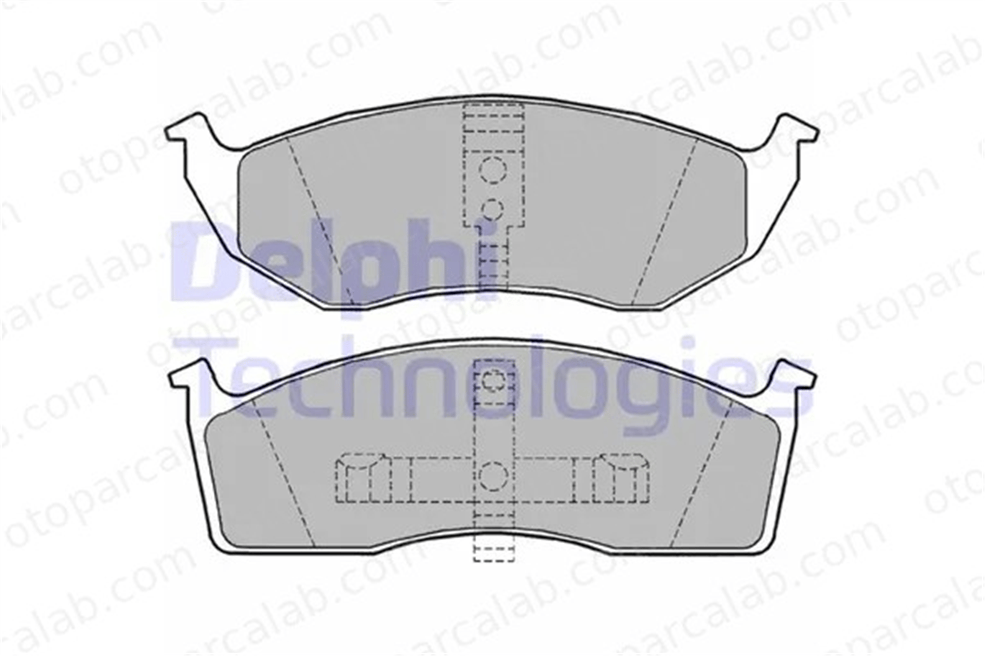 DELPHI LP1164 Fren Disk Balata Ön CHRYSLER NEON II DODGE CARAVAN 4897664AA 04897664AA