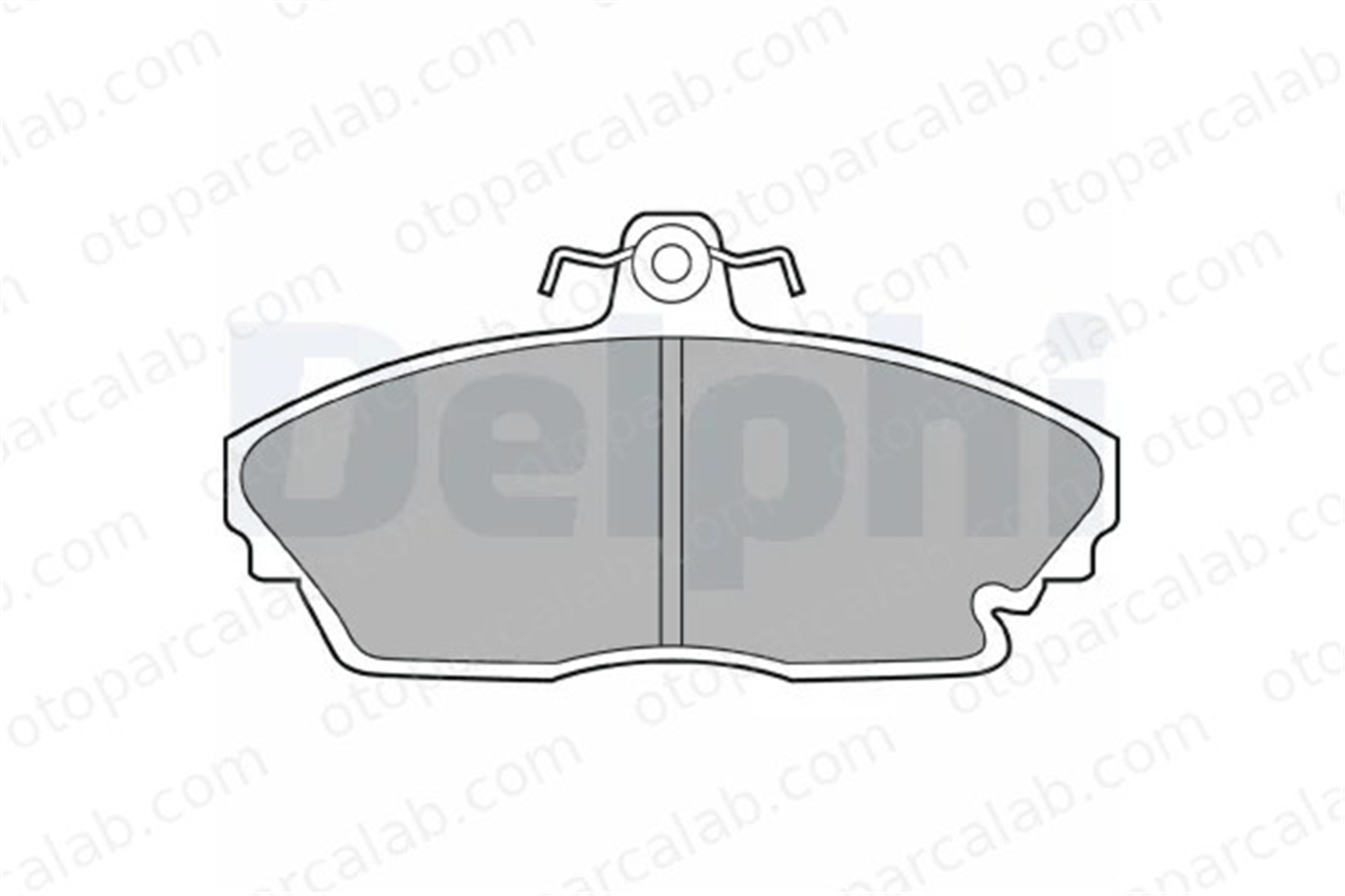 DELPHI LP1210 Fren Disk Balata Ön TATA LOADBETA TELCOLINE 265825600102 271942100114