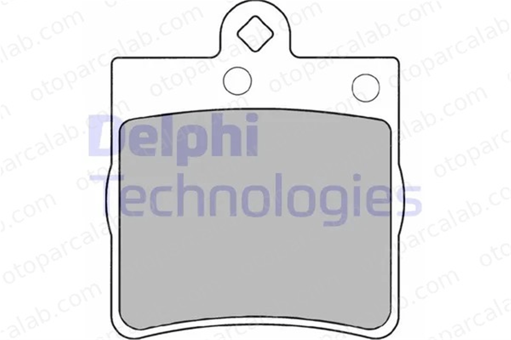 DELPHI LP1403 Fren Disk Balata Arka MERCEDES-BENZ C-SERISI C-SERISI T-Model A0044209120 5139902AA