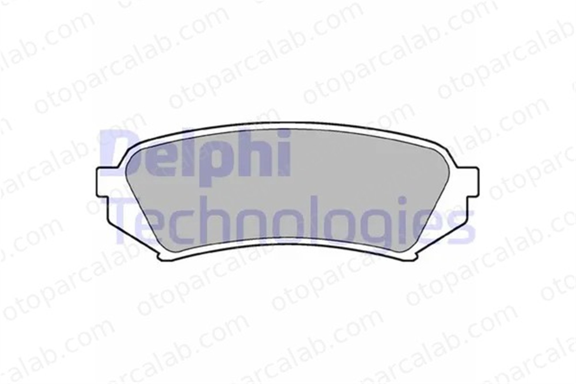 DELPHI LP1438 Fren Disk Balata Arka TOYOTA LAND CRUISER 100 LEXUS LX 446660070 0446660070