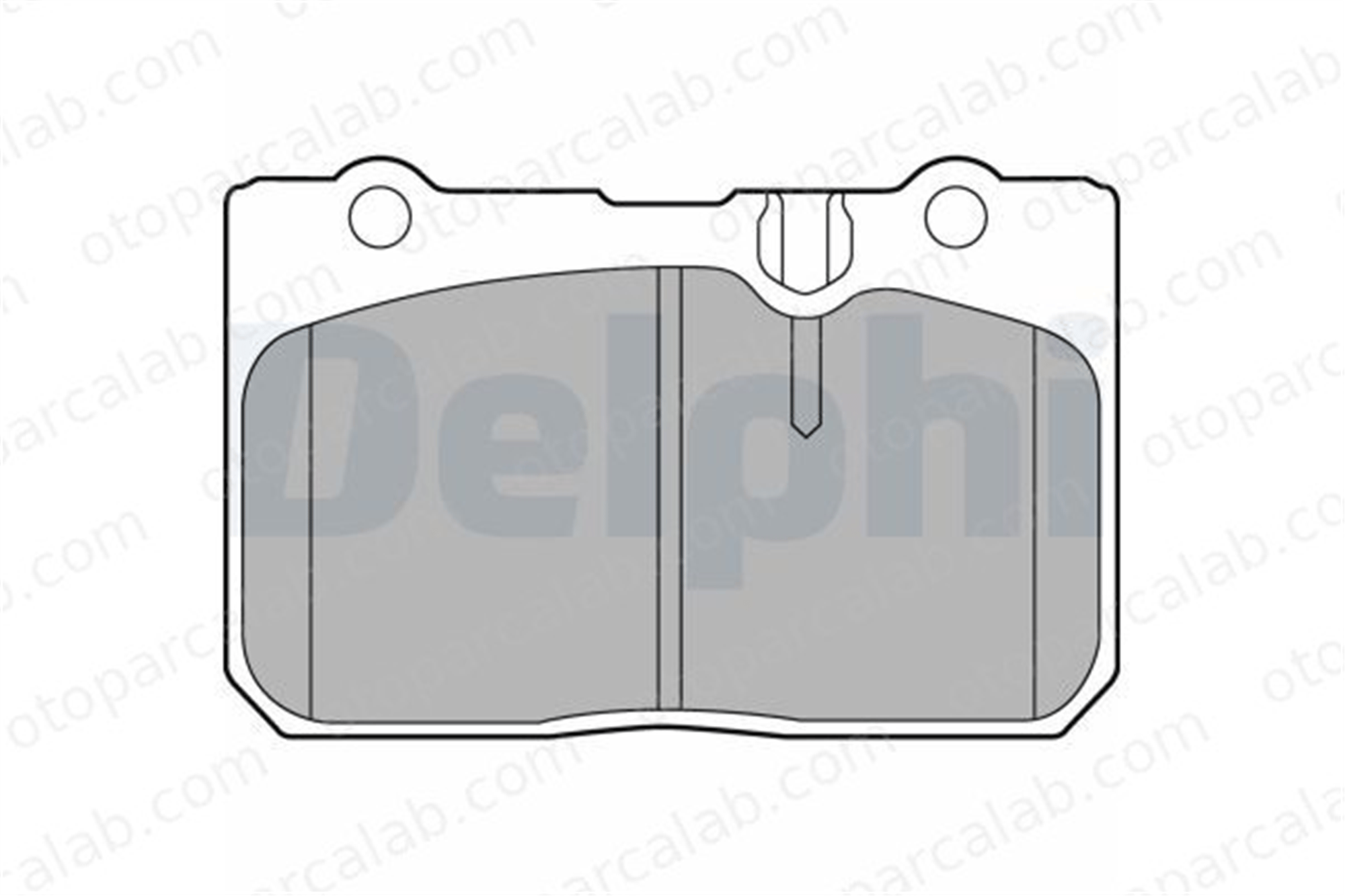 DELPHI LP1460 Fren Disk Balata Ön LEXUS LS 446550060 446550220