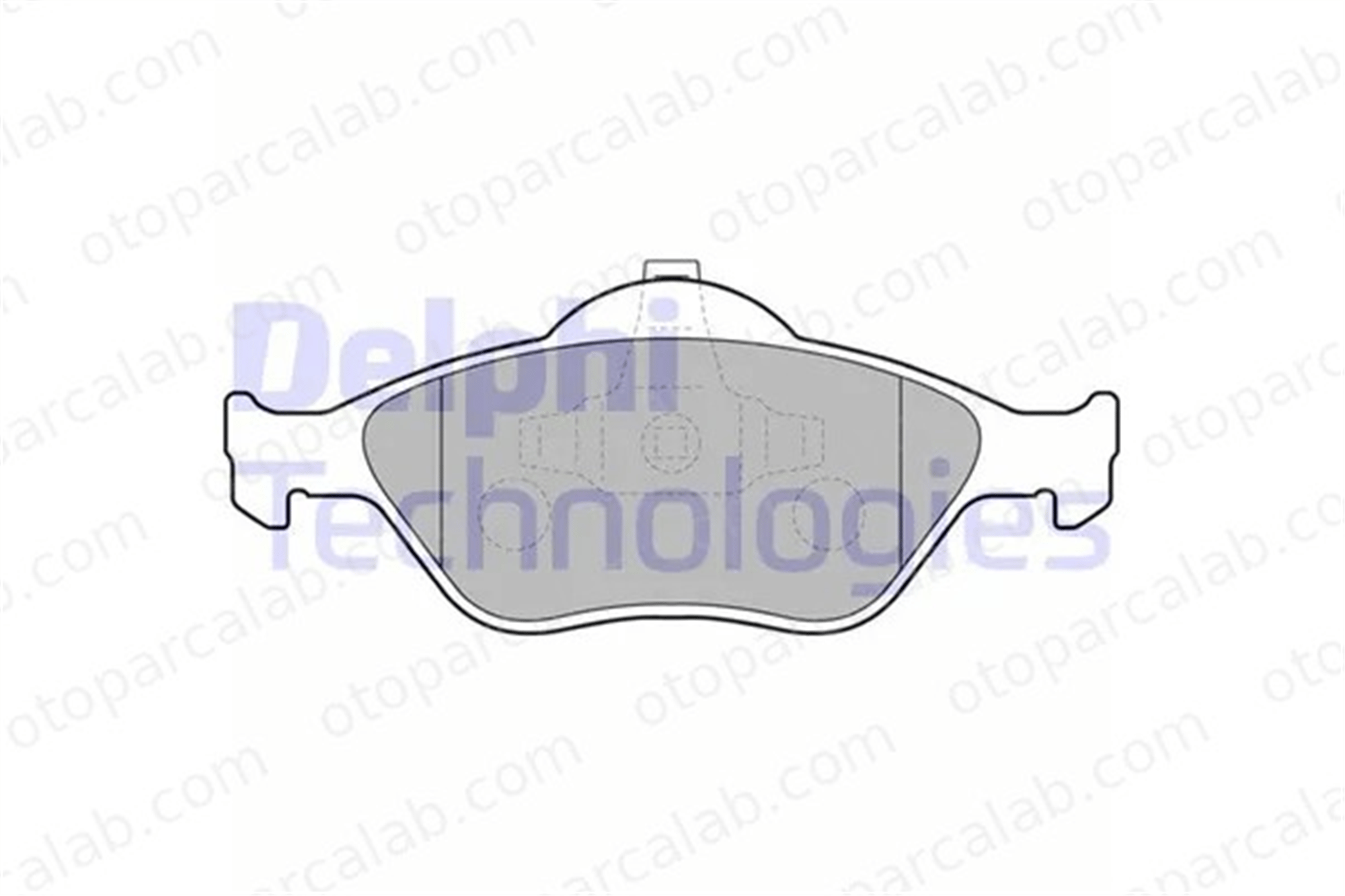 DELPHI LP1469 Fren Disk Balata Ön FORD FIESTA V FIESTA IV MEYS6J2K021DF T2K021