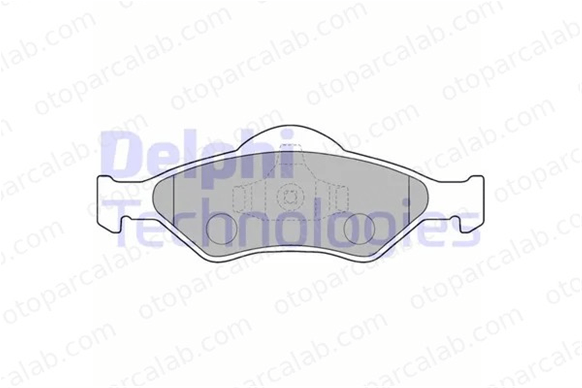 DELPHI LP1470 Fren Disk Balata Ön FORD ESCORT VI ESCORT VI Sedan 1031781 1111857