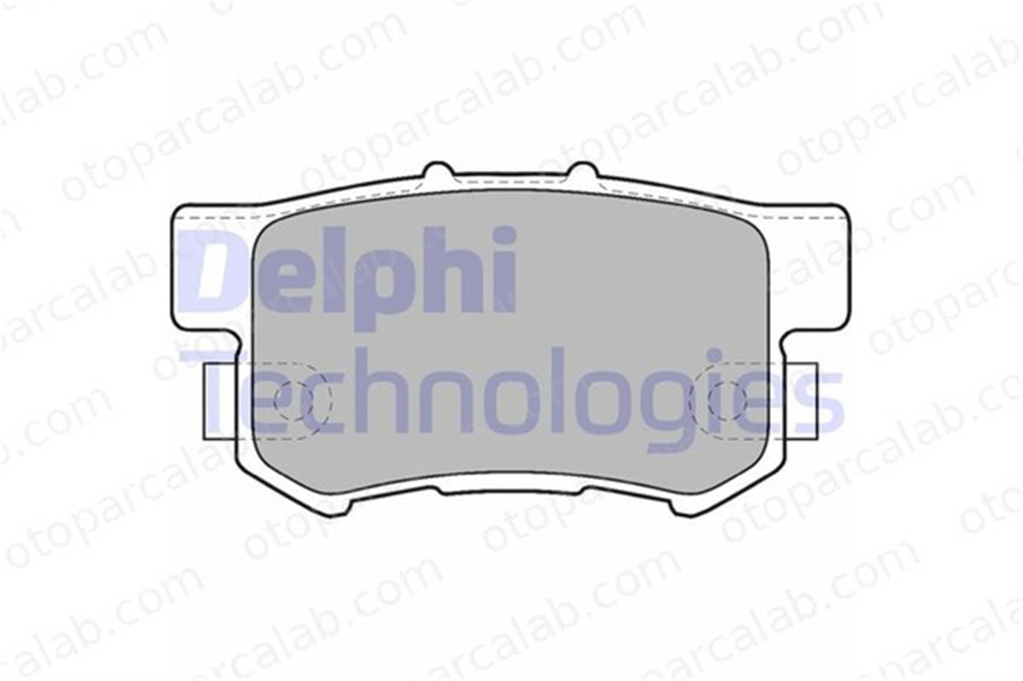 DELPHI LP1507 Fren Disk Balata Arka SUZUKI SX4 FIAT SEDICI 43022S7S010 43022S3N000