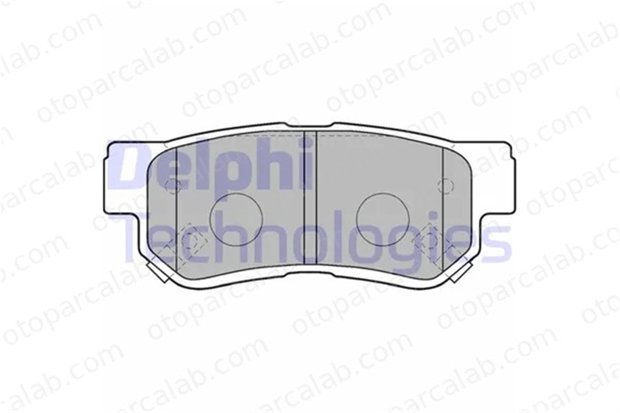 DELPHI LP1539 Fren Disk Balata Arka HYUNDAI TUCSON KIA SPORTAGE II 583023KA40 4841321B10
