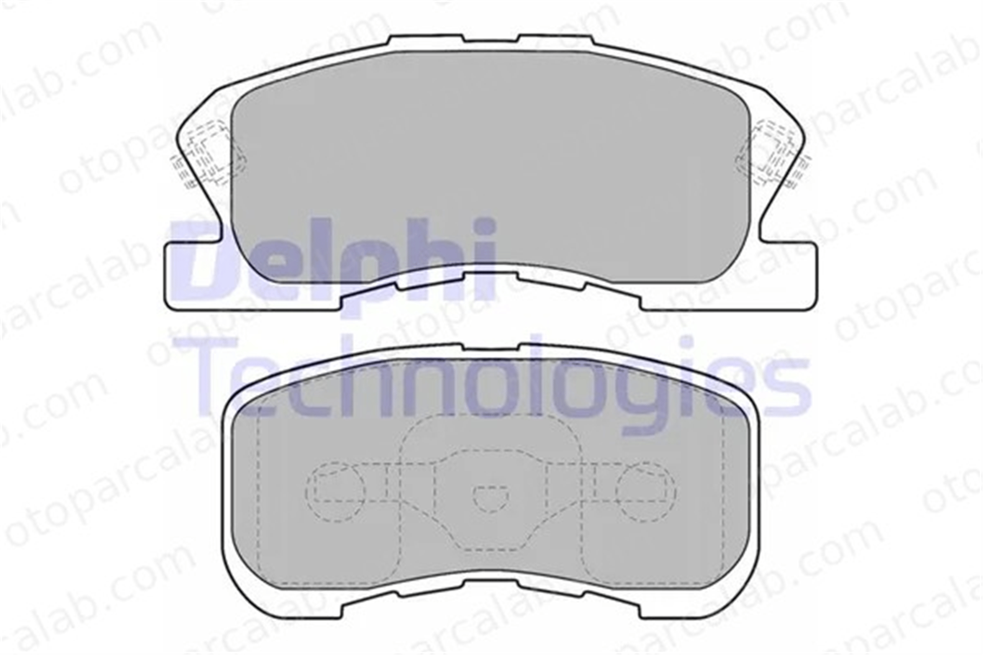 DELPHI LP1551 Fren Disk Balata Ön DAIHATSU SIRION YRV 449197201 04491-97201