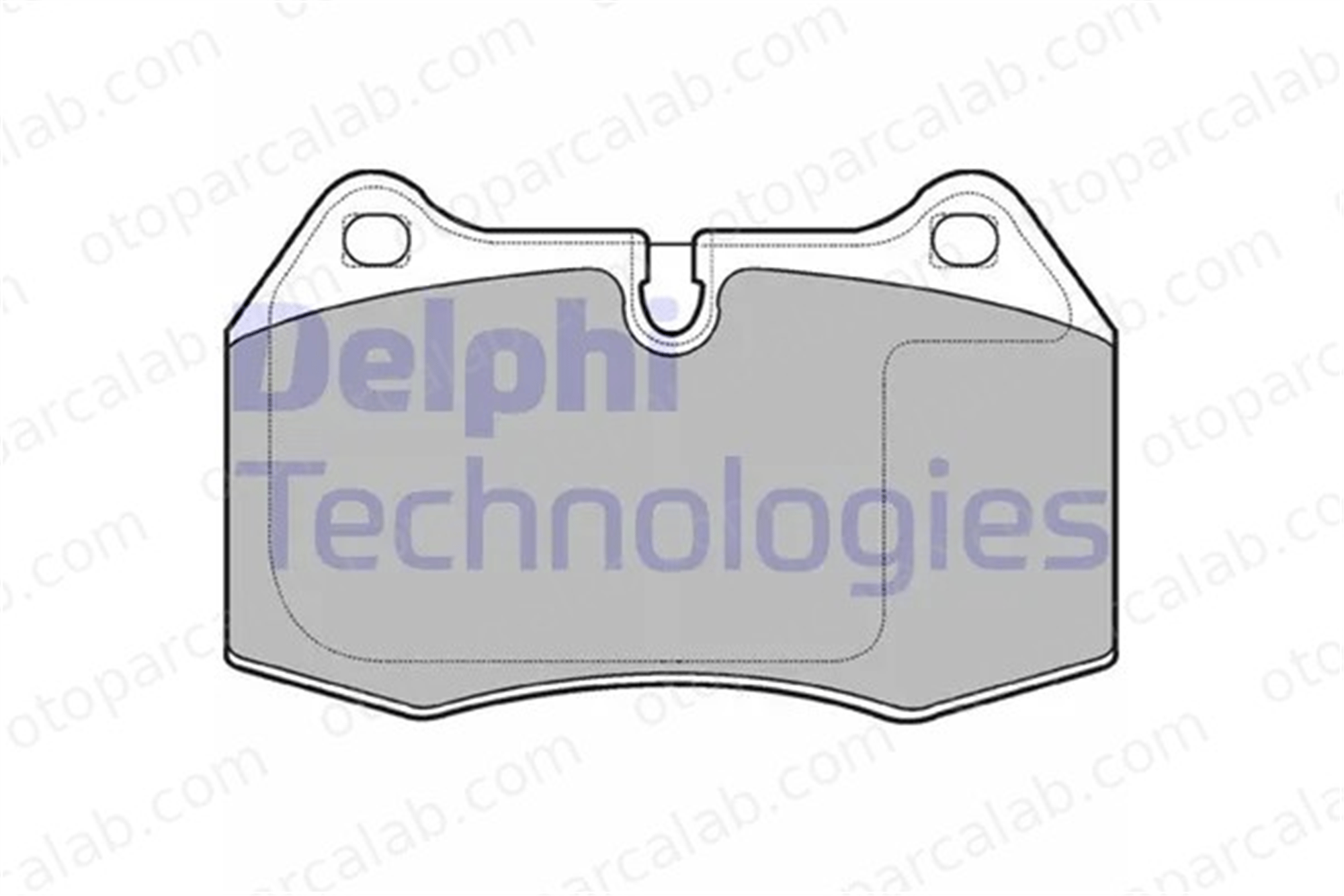 DELPHI LP1584 Fren Disk Balata Ön BMW 7 8 34111161975 3411116197