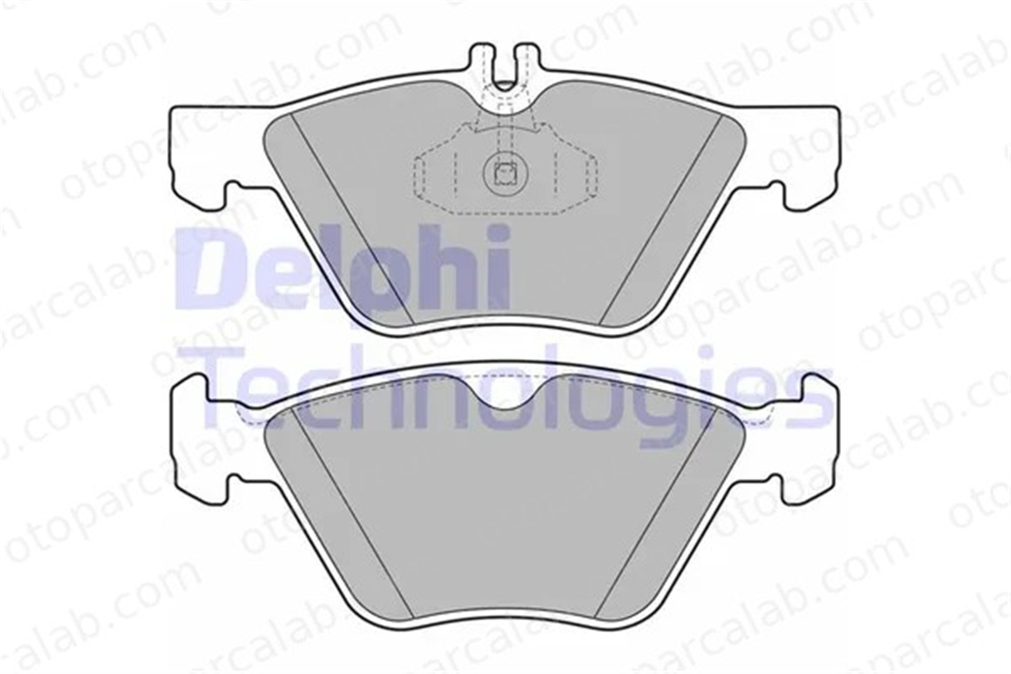 DELPHI LP1589 Fren Disk Balata Ön MERCEDES-BENZ E-SERISI E-SERISI T-Model 24204520 5114555AA