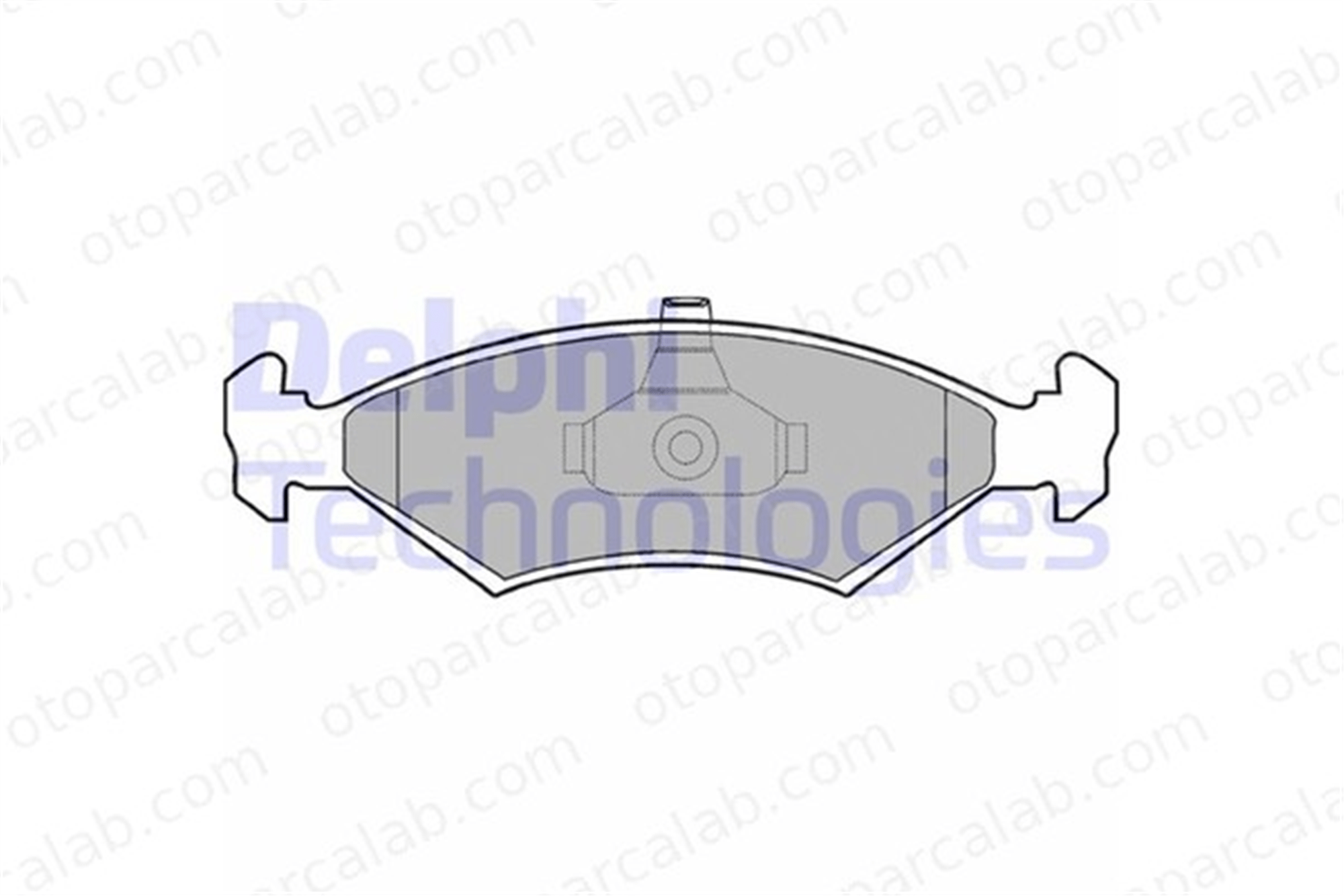 DELPHI LP1604 Fren Disk Balata Ön FORD SIERRA II SIERRA II Turnier 1010503 1030602