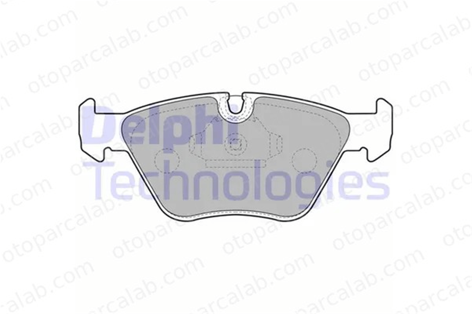 DELPHI LP1608 Fren Disk Balata Ön BMW 5 5 Touring 34116761280 34111163387