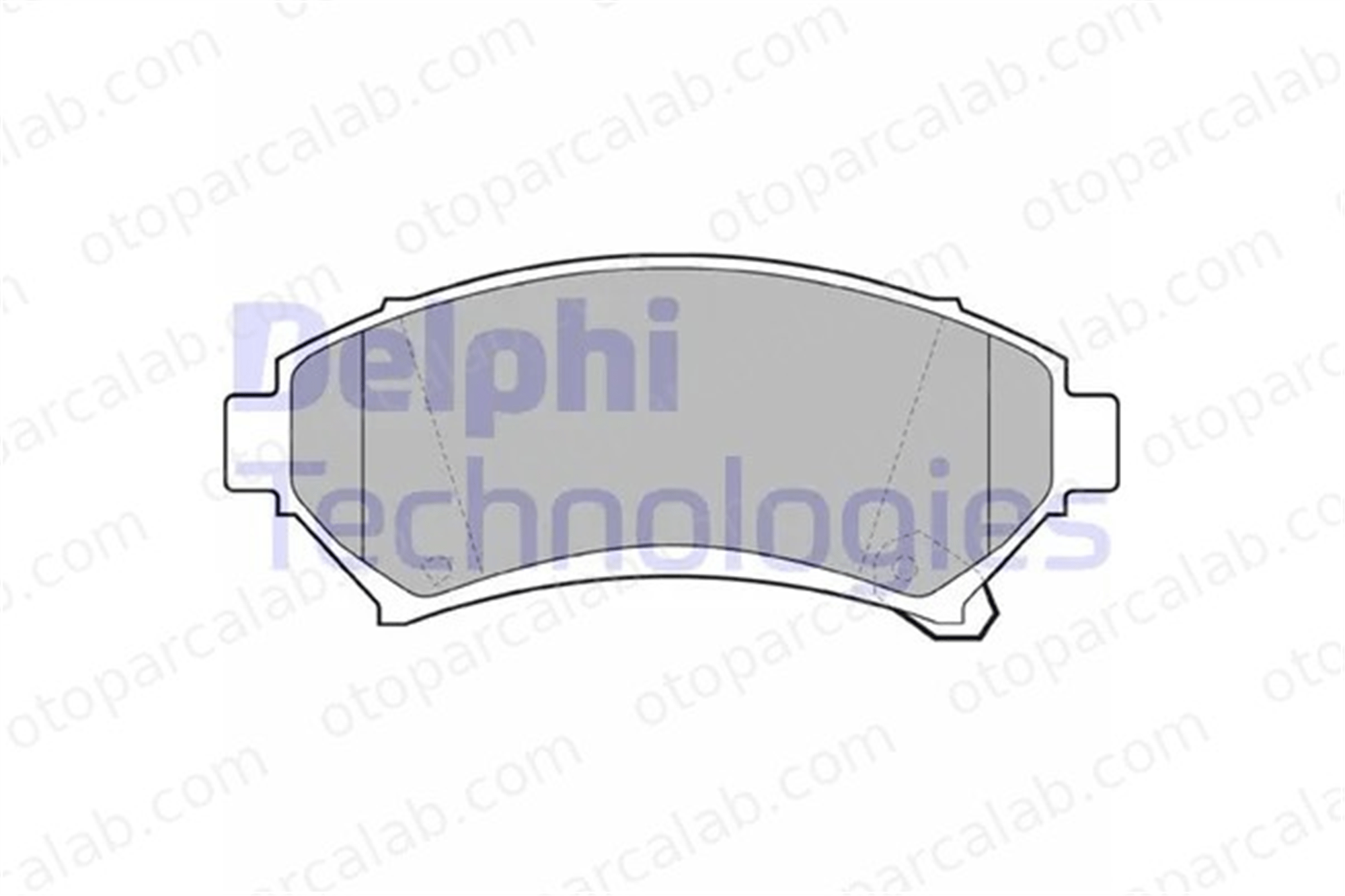 DELPHI LP1609 Fren Disk Balata Ön CHEVROLET TRANS SPORT OPEL SINTRA 1605067 18024962