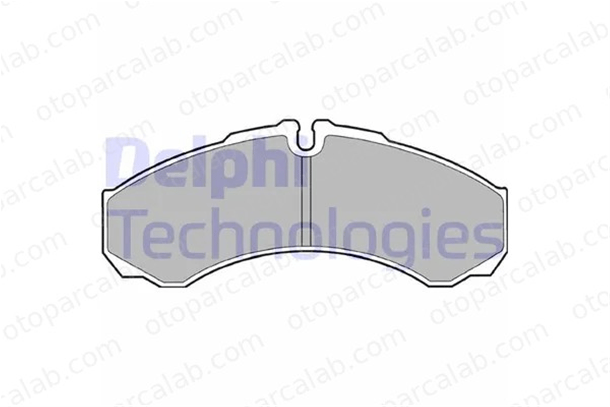 DELPHI LP1616 Fren Disk Balata Ön IVECO DAILY II Panelvan/Van DAILY III Platform şasi 1906401 42535791