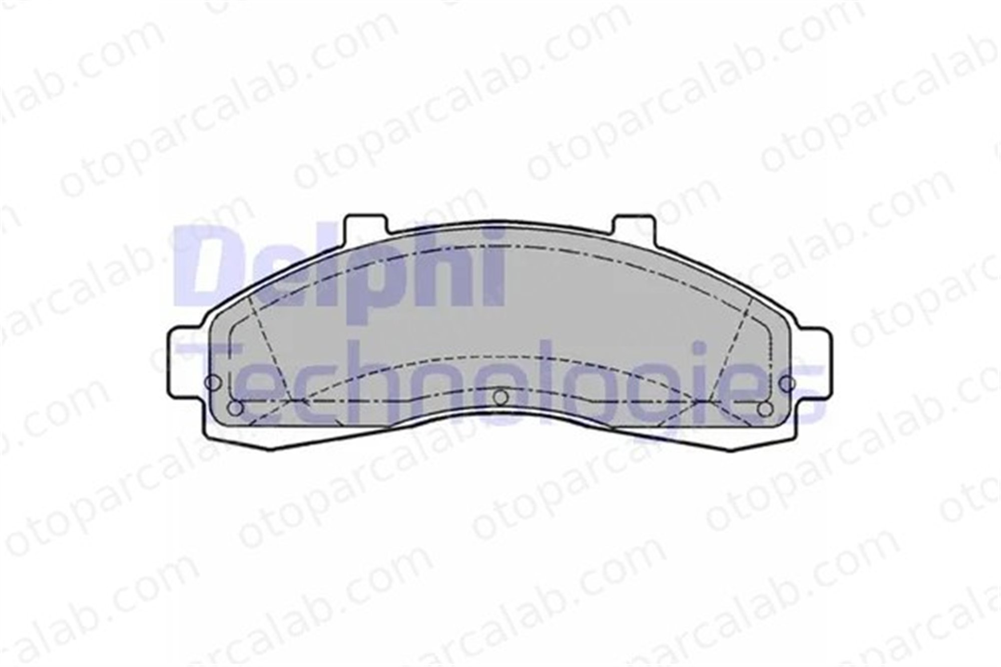 DELPHI LP1625 Fren Disk Balata Ön FORD USA EXPLORER E Panelvan/Van 2L542001A 3352413