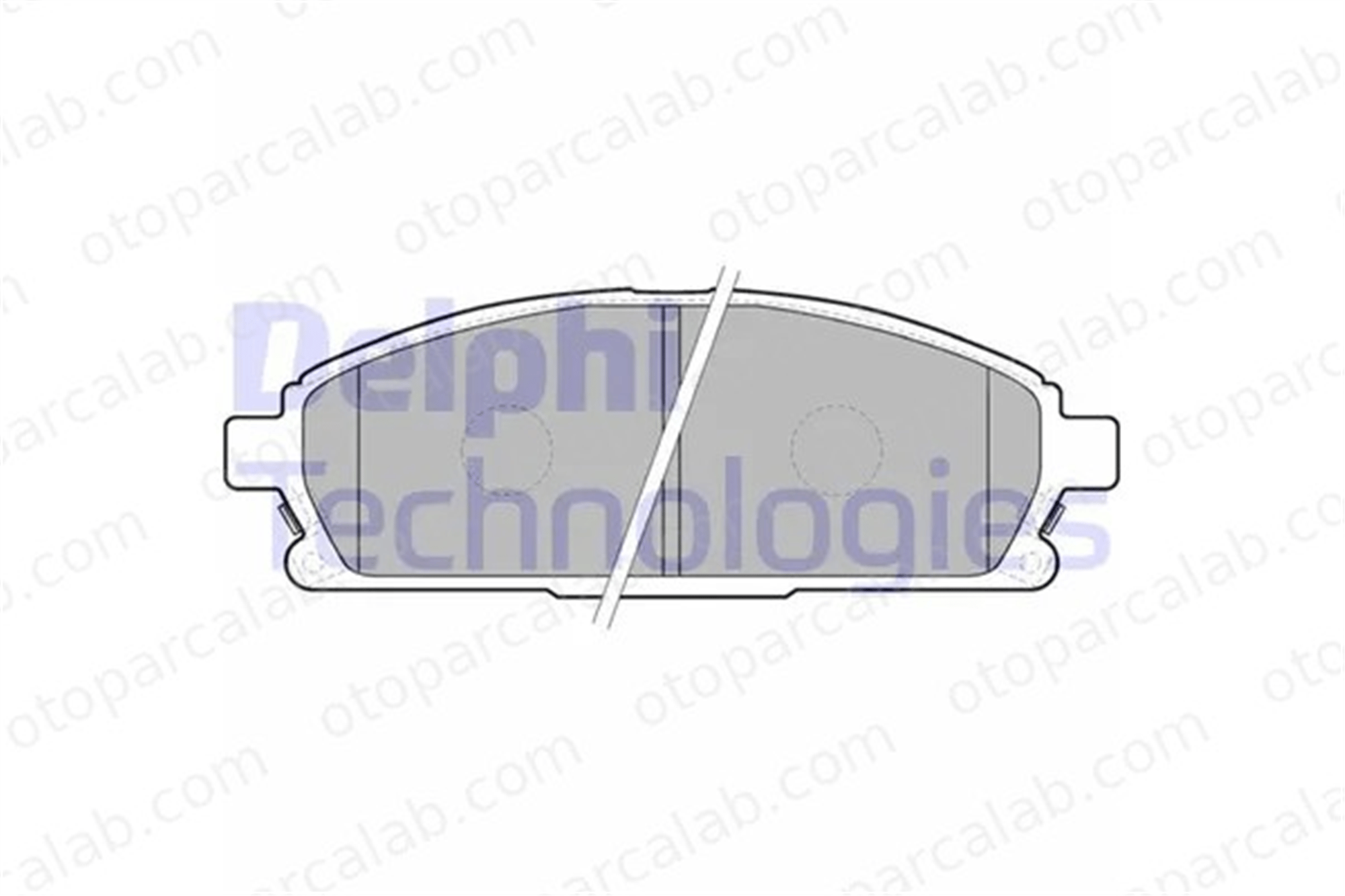 DELPHI LP1659 Fren Disk Balata Ön NISSAN X-TRAIL I PATHFINDER II 410601W385 410600W785