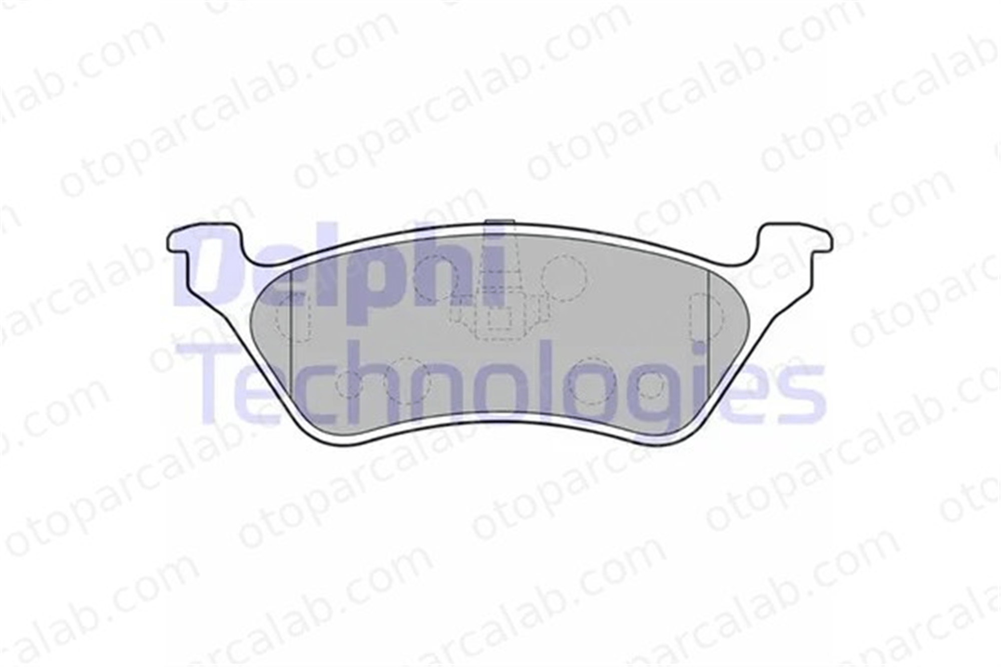 DELPHI LP1694 Fren Disk Balata Arka CHRYSLER VOYAGER IV DODGE CARAVAN 5071948AA 05071948AA