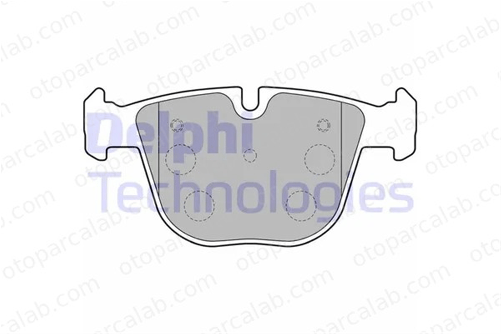 DELPHI LP1793 Fren Disk Balata Arka BMW X5 5 34216768471 PC57349PA