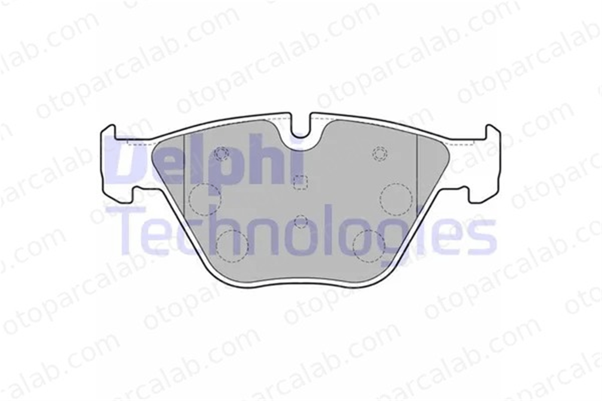 DELPHI LP1794 Fren Disk Balata Ön BMW 5 5 Touring 34116794917 3411228386