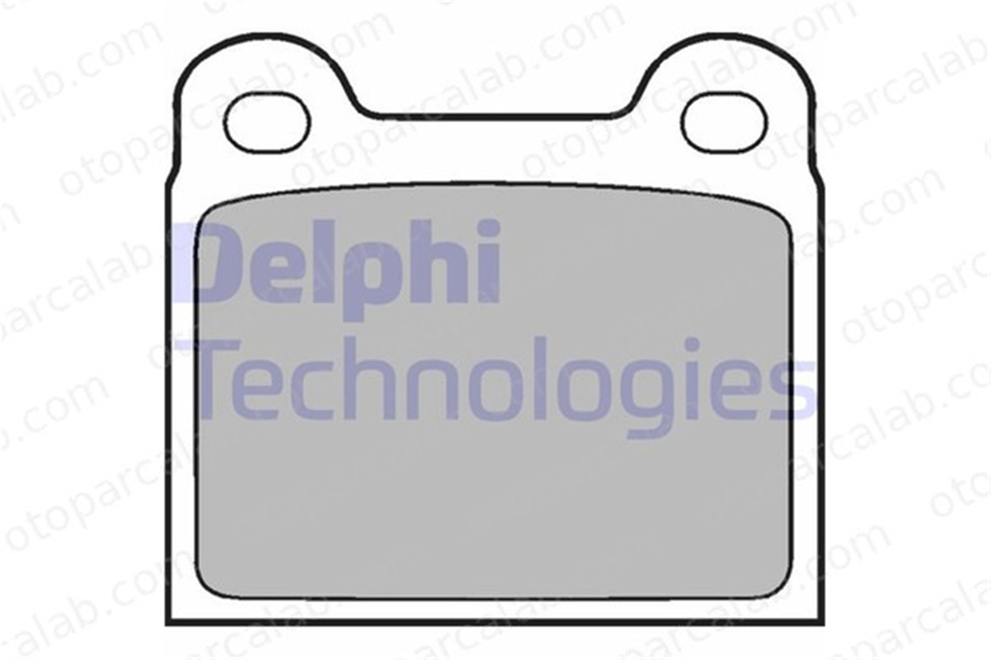 DELPHI LP18 Fren Disk Balata Ön MERCEDES-BENZ S-SERISI VOLVO S70 4205720 60711959