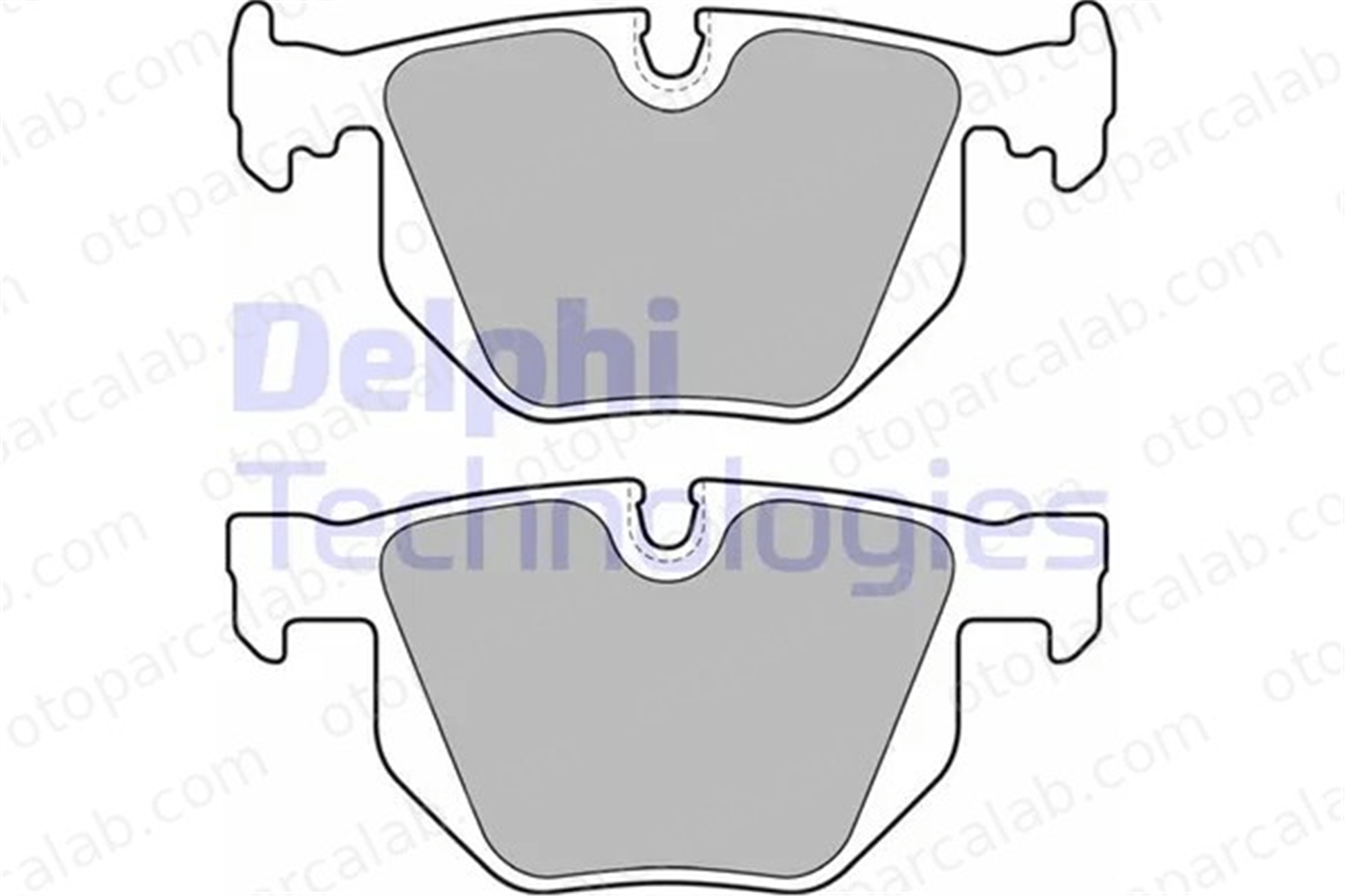 DELPHI LP1834 Fren Disk Balata Arka BMW 7 X5 34216753850 34216761285