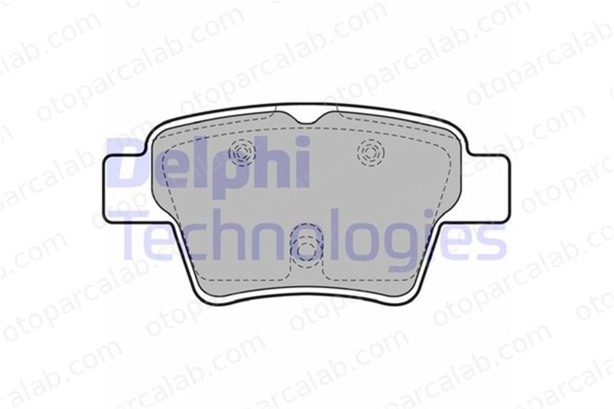 DELPHI LP1926 Fren Disk Balata Arka CITROËN C4 I C4 Coupe 425340 1607961680