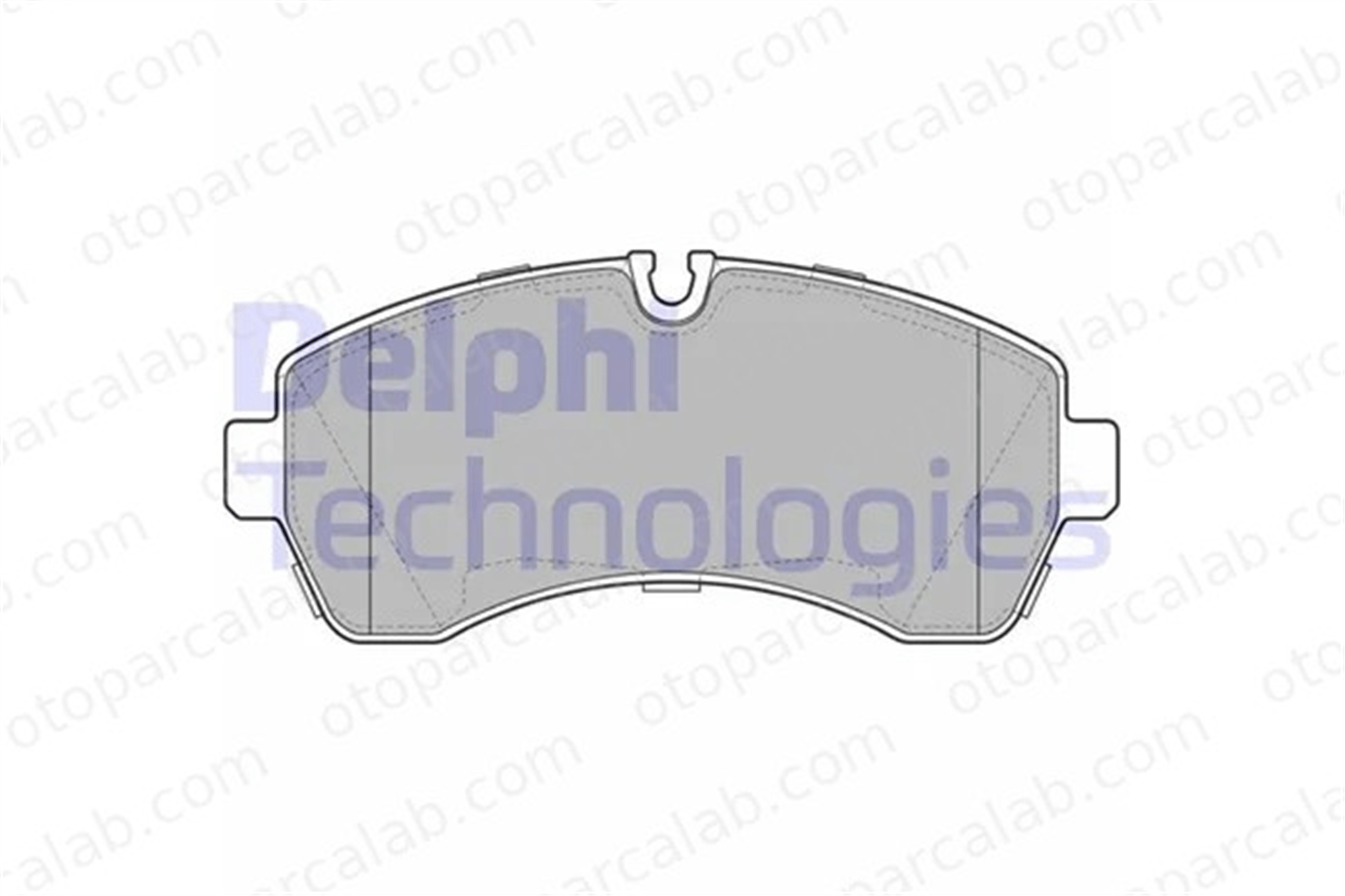 DELPHI LP1981 Fren Disk Balata Ön MERCEDES-BENZ SPRINTER 3,5-t Panelvan/Van SPRINTER 3,5-t Platform şasi 2E0698151A A0044208220