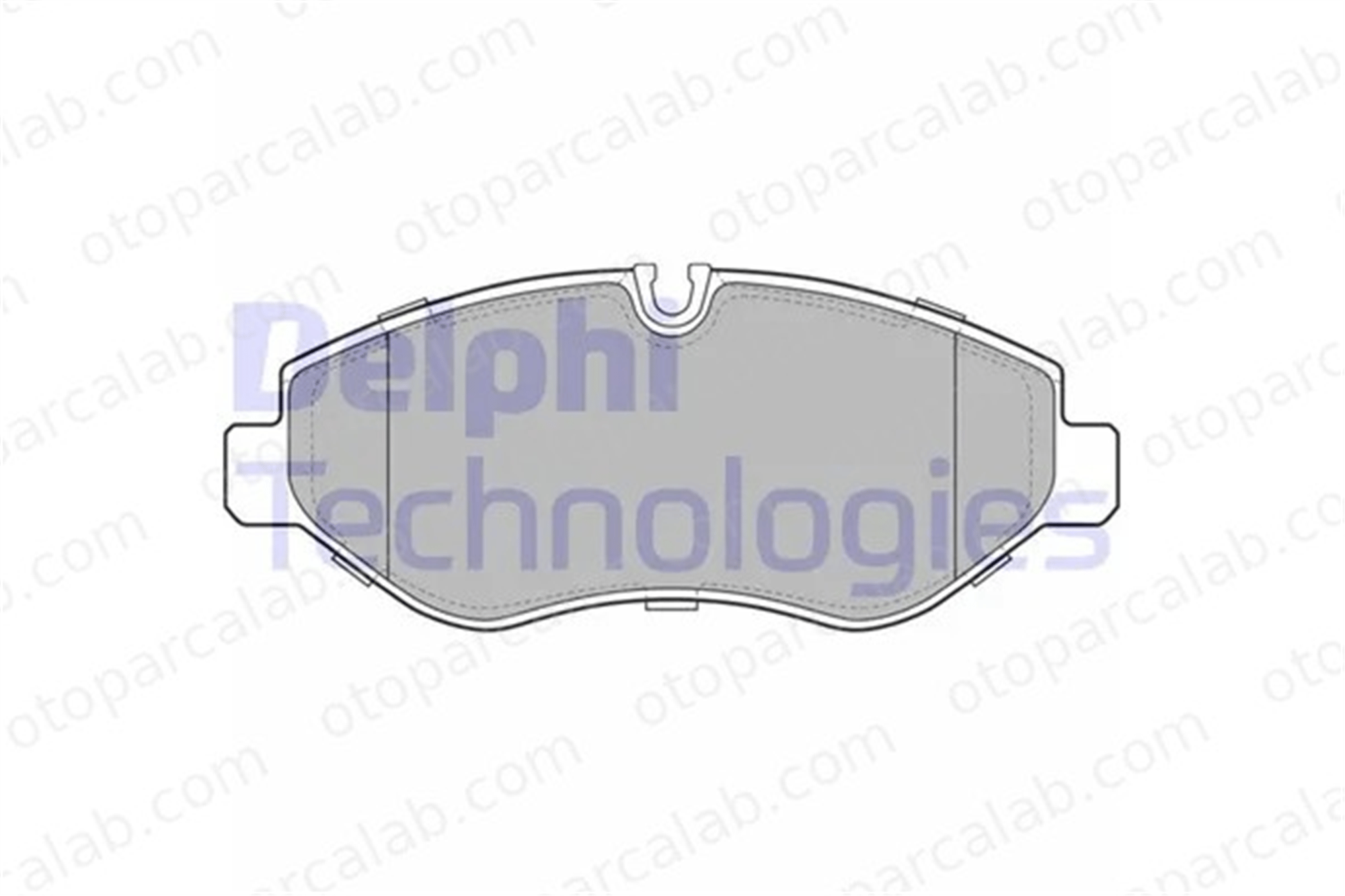 DELPHI LP1982 Fren Disk Balata Ön MERCEDES-BENZ SPRINTER 3,5-t Platform şasi SPRINTER 3,5-t Panelvan/Van 2E0698151 A9064210400
