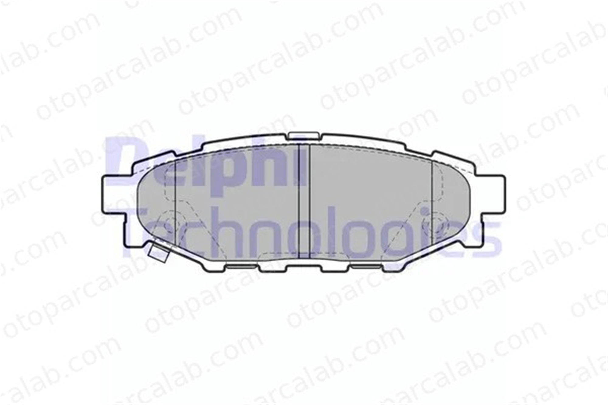 DELPHI LP1999 Fren Disk Balata Arka SUBARU FORESTER IMPREZA Hatchback 26696AG010 26696AG030