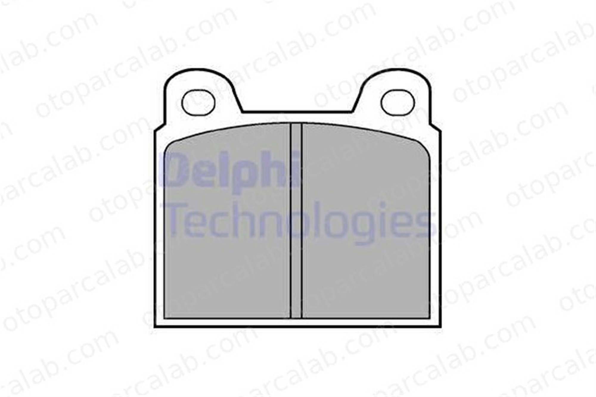 DELPHI LP20 Fren Disk Balata Ön PORSCHE 911 MERCEDES-BENZ /8 4206620 0004206620