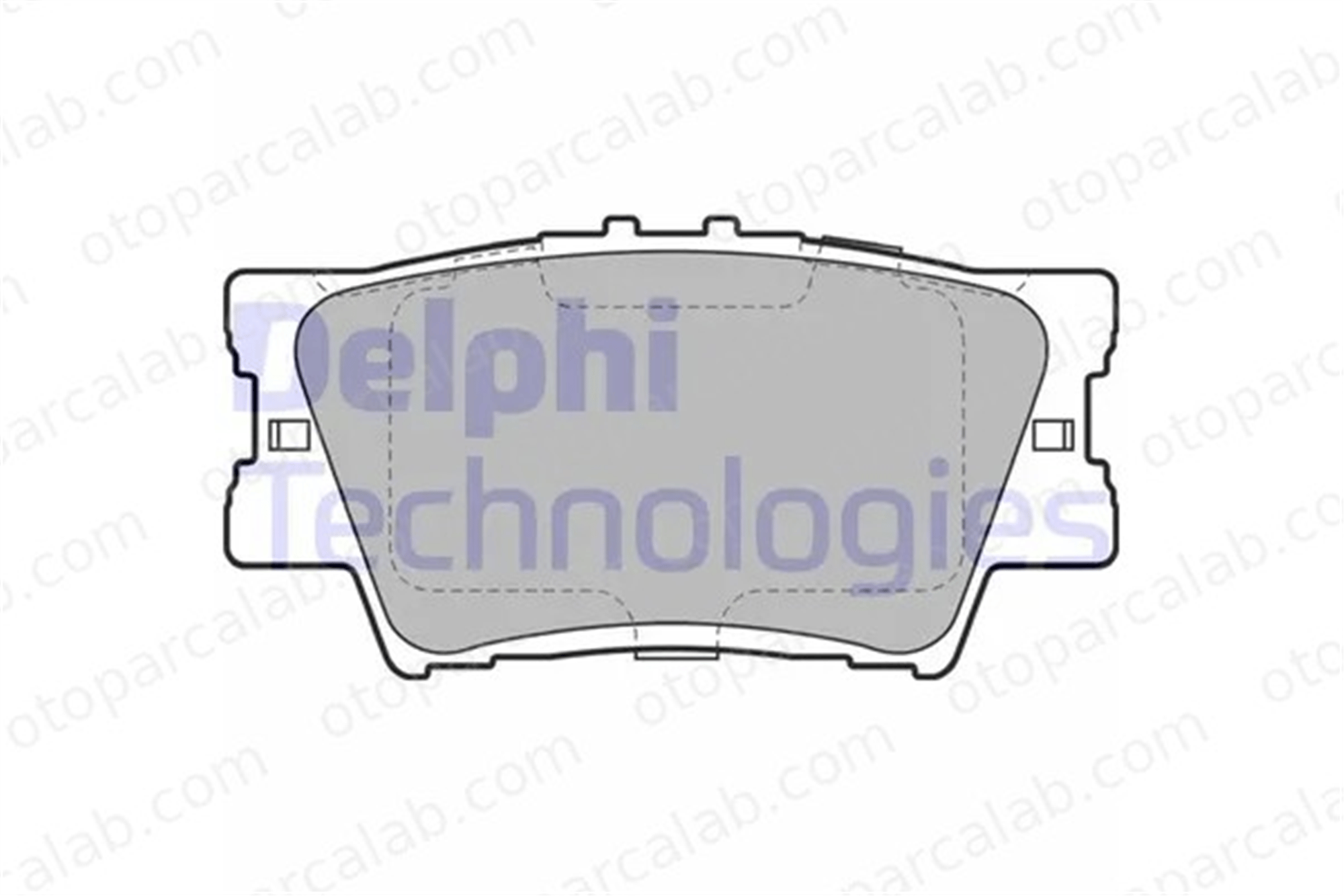DELPHI LP2004 Fren Disk Balata Arka TOYOTA CAMRY Sedan RAV 4 IV 446642060 0446642060