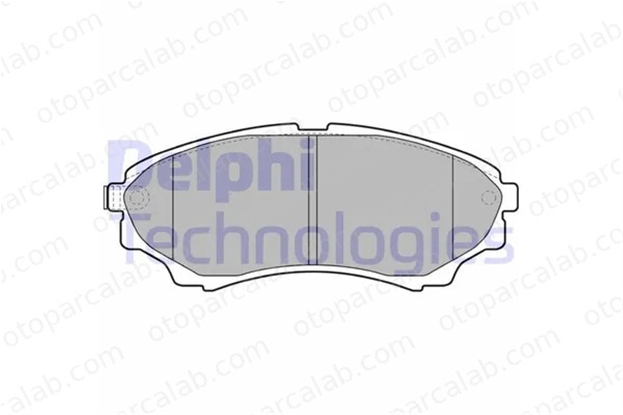 DELPHI LP2036 Fren Disk Balata Ön FORD RANGER MAZDA B-SERIE 3M352001BA 1356600