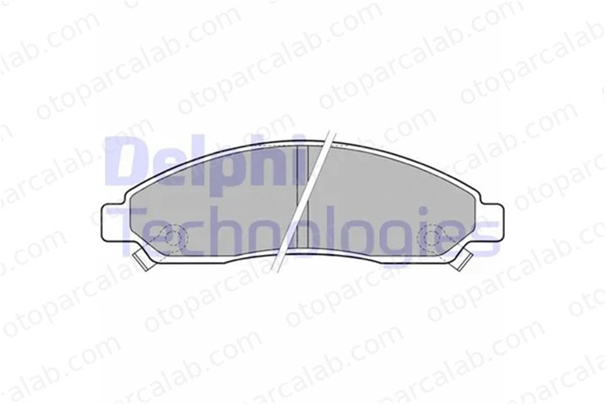 DELPHI LP2037 Fren Disk Balata Ön ISUZU D-MAX I 8980511170 8973682510
