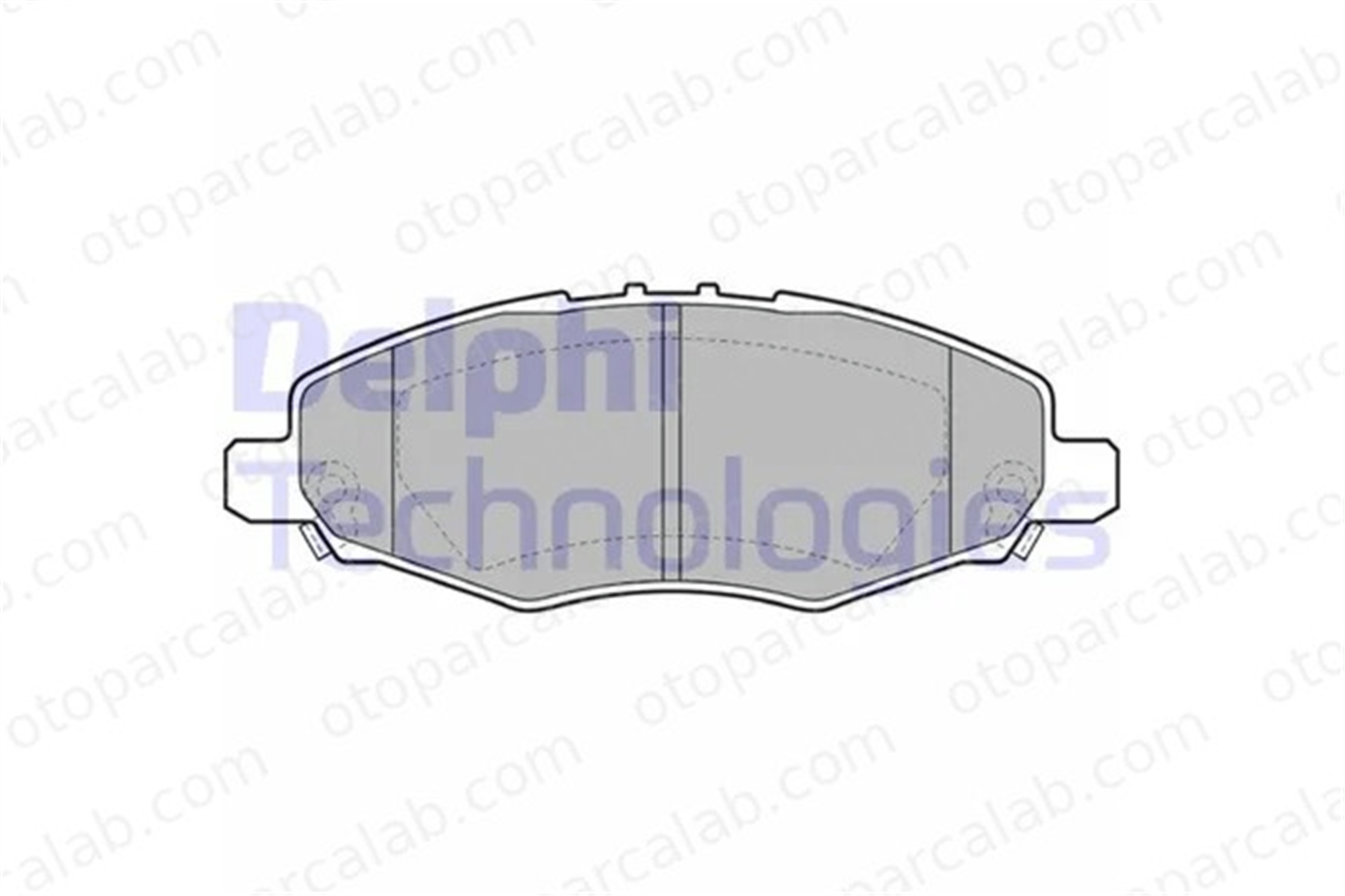 DELPHI LP2059 Fren Disk Balata Ön TOYOTA HILUX VII Pick-up HILUX VI Pick-up 44650K130 04465-0K130