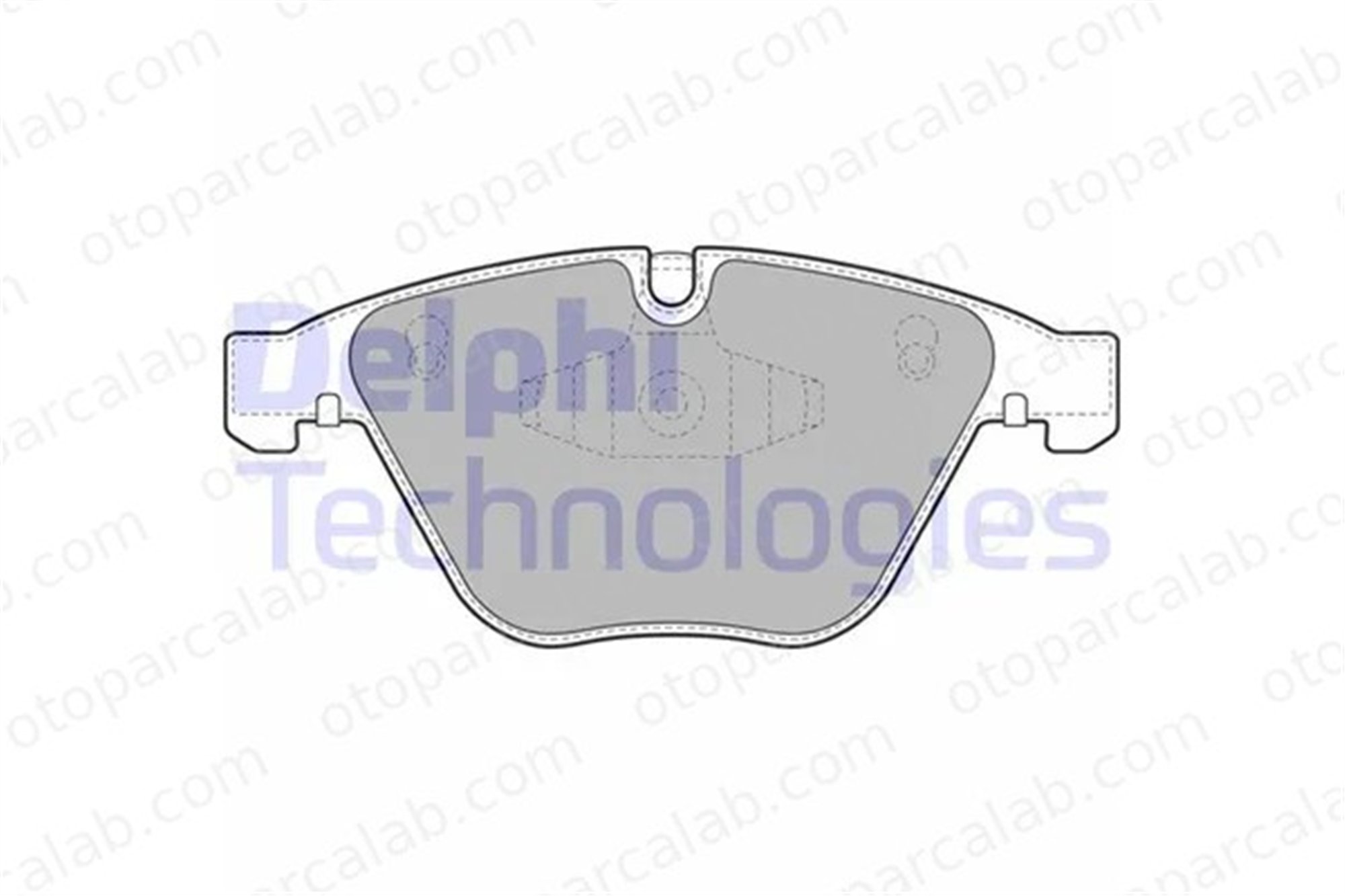DELPHI LP2067 Fren Disk Balata Ön BMW 3 Touring 3 34116780711 3411679075