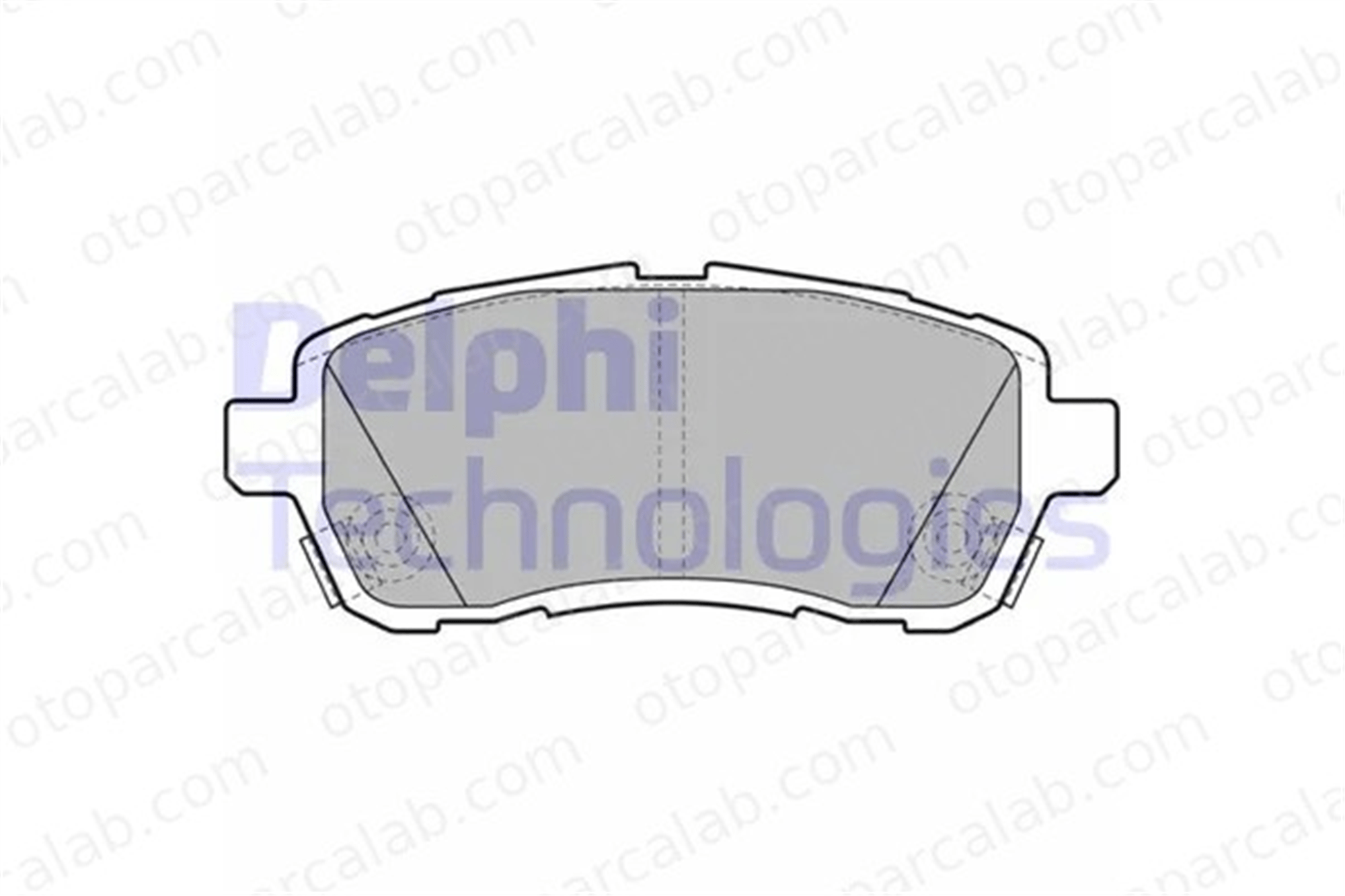 DELPHI LP2069 Fren Disk Balata Ön FORD FIESTA VI MAZDA 2 ME8V5J2K021AB 1848518