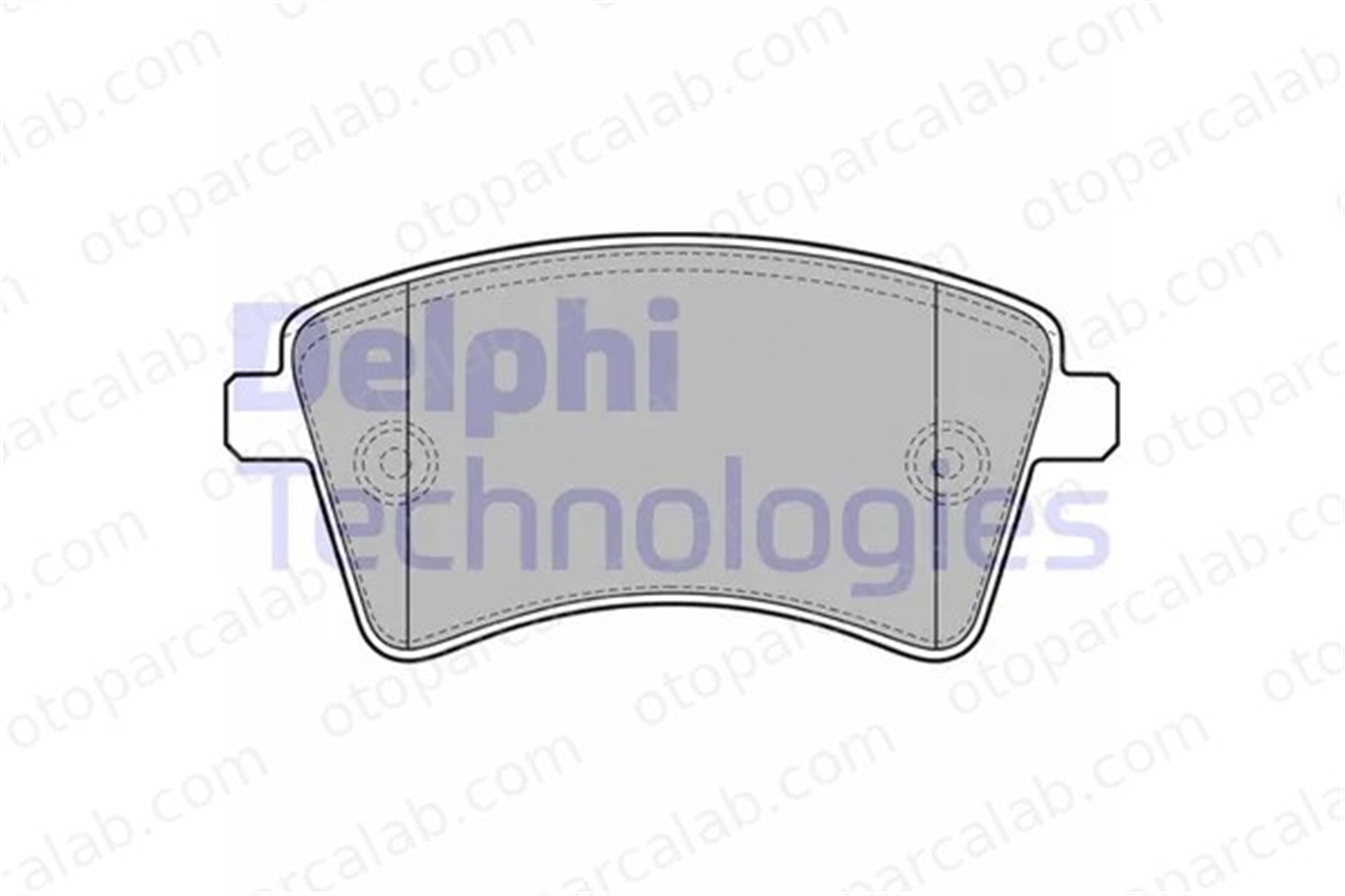 DELPHI LP2078 Fren Disk Balata Ön RENAULT KANGOO / GRAND KANGOO II KANGOO Express 7701209864 4154210310