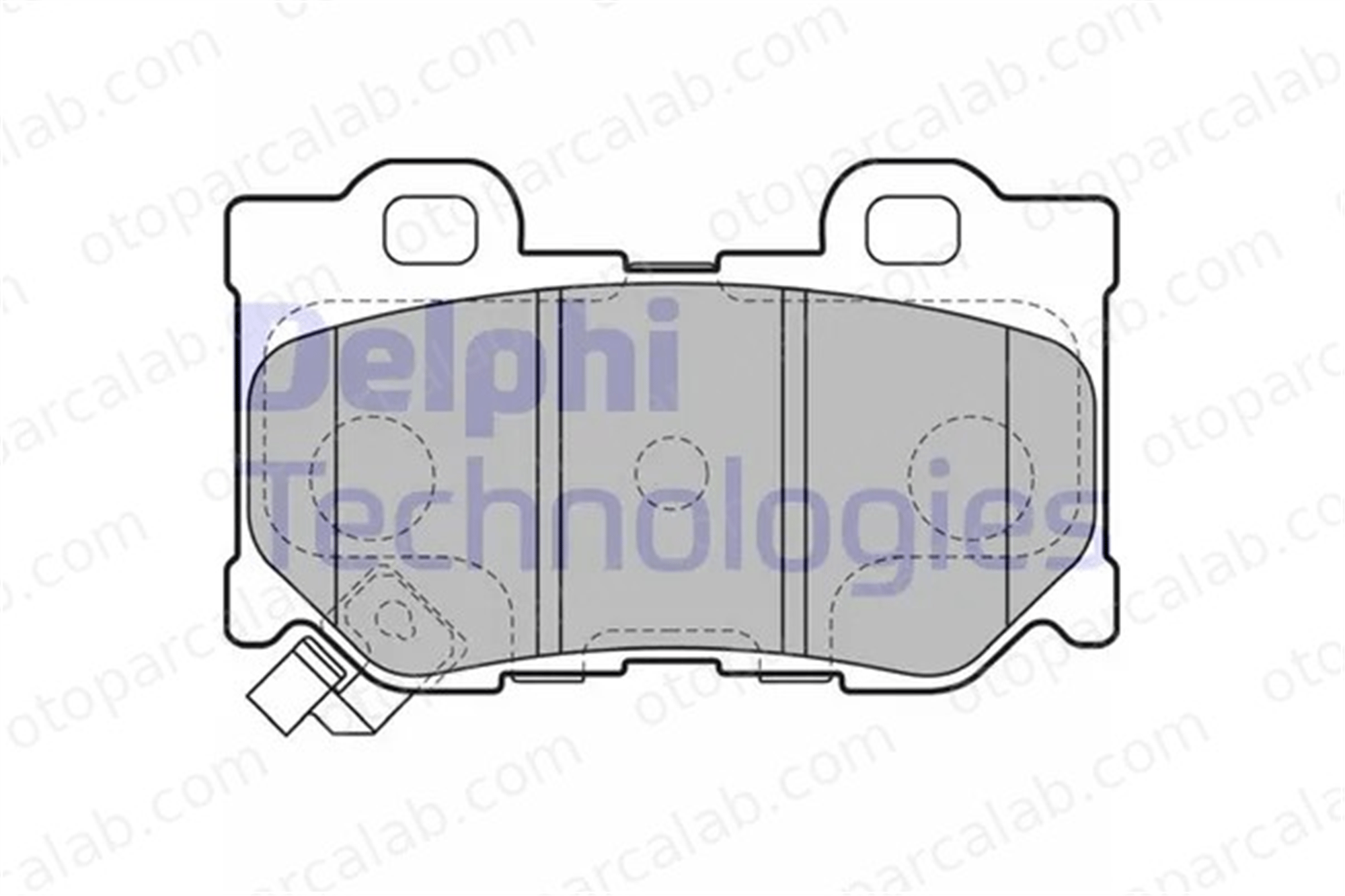 DELPHI LP2157 Fren Disk Balata Ön INFINITI FX Q50 D40604GH0A D4060JL00A