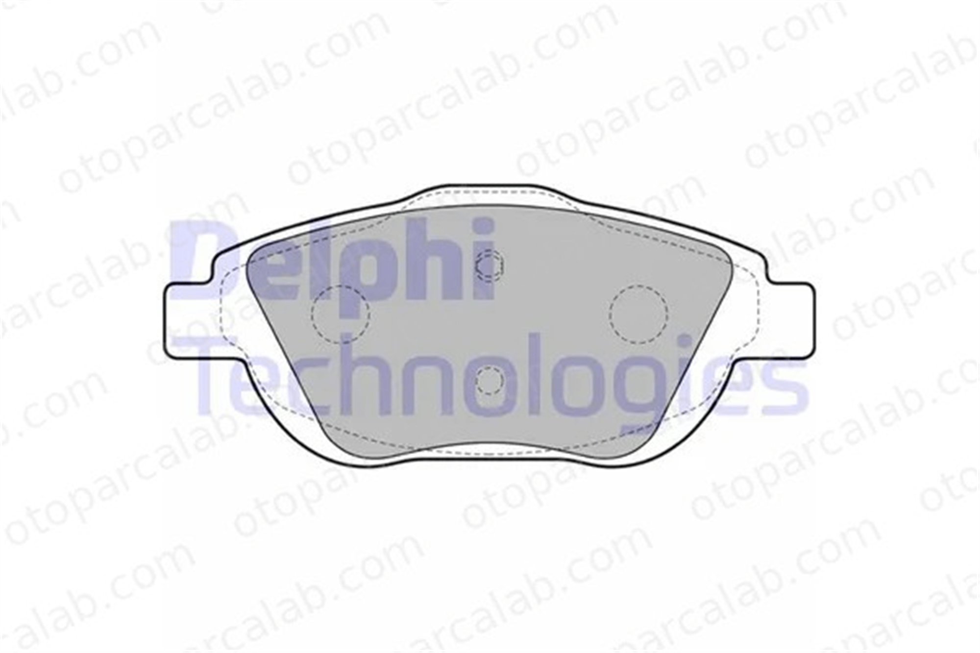 DELPHI LP2164 Fren Disk Balata Ön CITROËN DS3 PEUGEOT 2008 I 425431 1607083180
