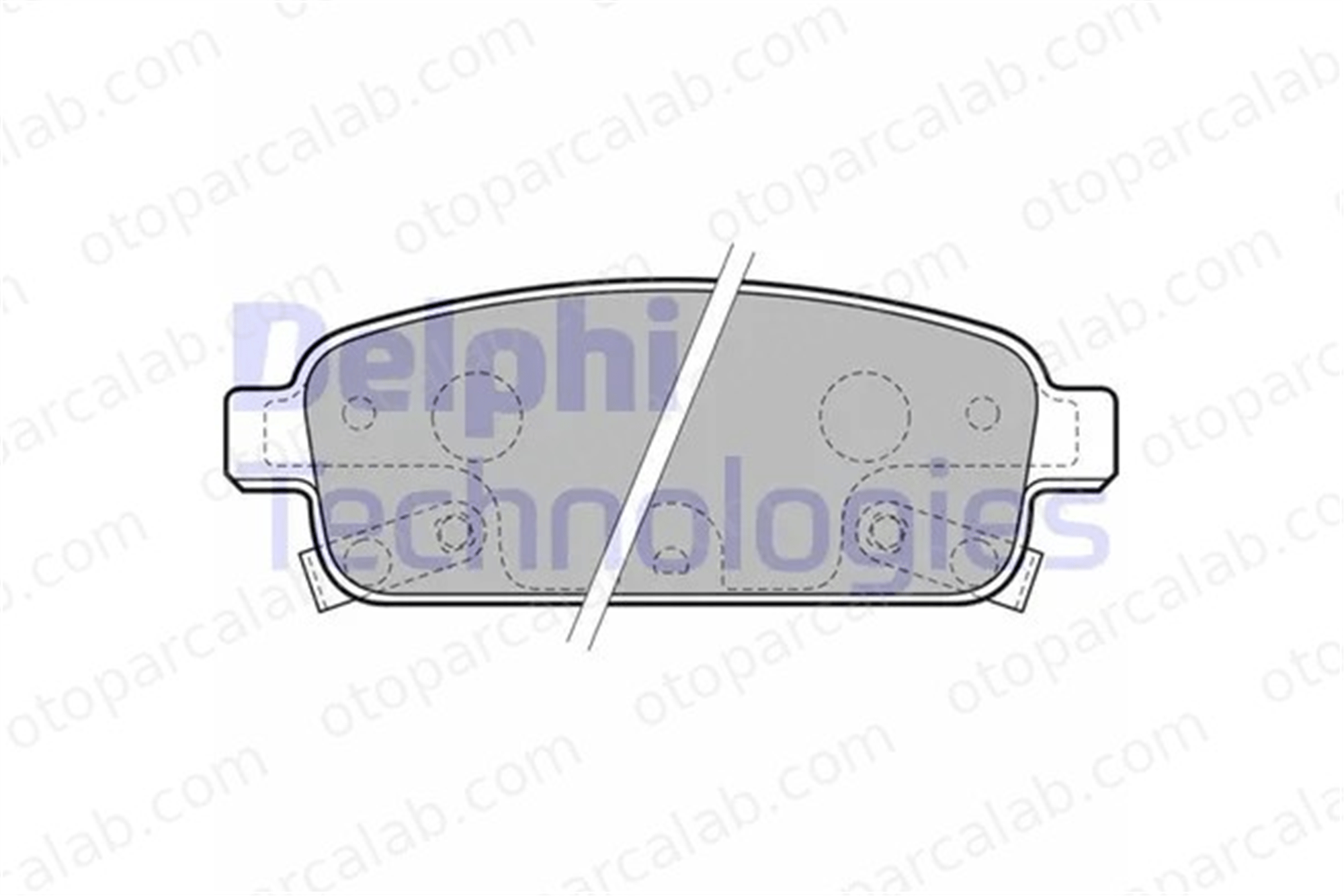 DELPHI LP2167 Fren Disk Balata Arka OPEL ASTRA J ASTRA J Sports Tourer 542040 13300867
