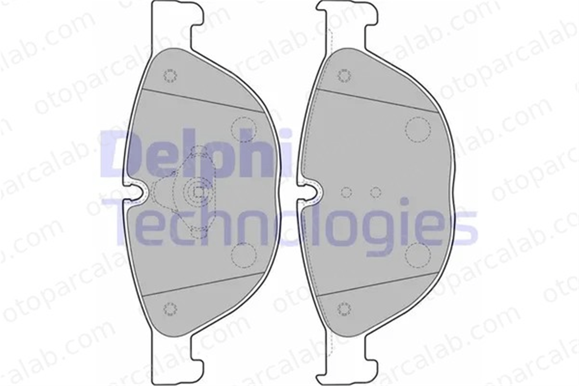 DELPHI LP2189 Fren Disk Balata Ön BMW 5 5 Touring 34112449268 34116775322