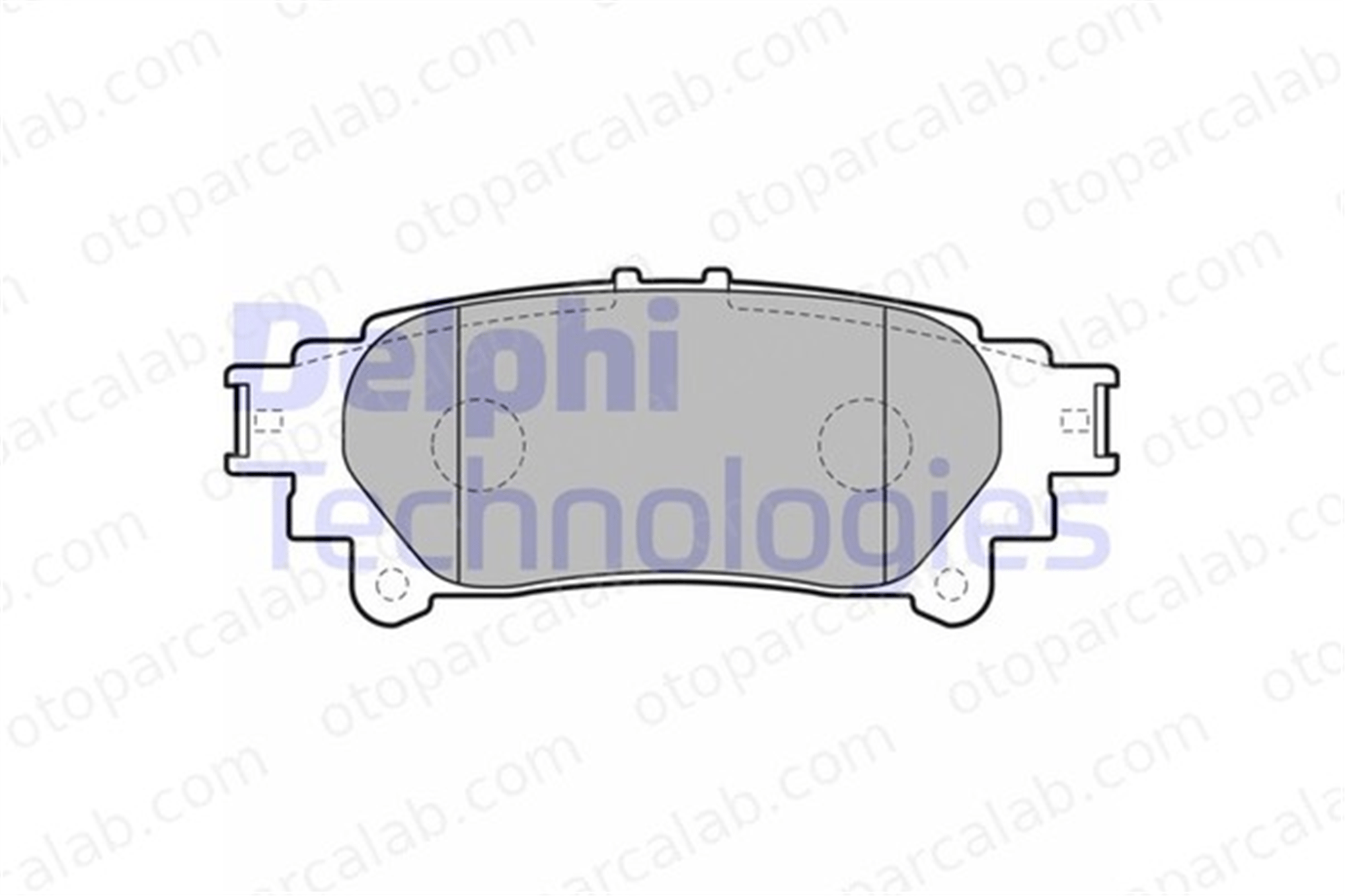 DELPHI LP2196 Fren Disk Balata Arka LEXUS GS RX 446648140 04466-48140