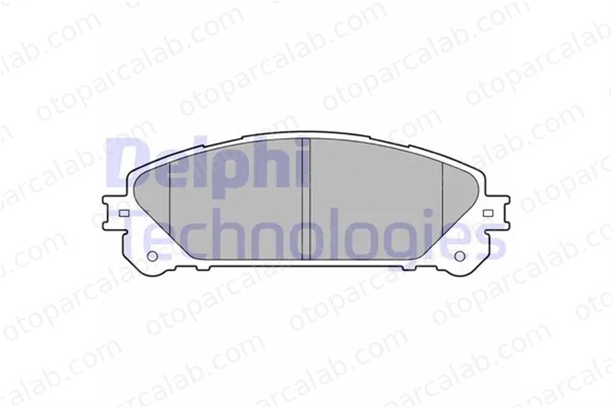 DELPHI LP2201 Fren Disk Balata Ön TOYOTA RAV 4 V LEXUS RX 44650E010 04465-0E010