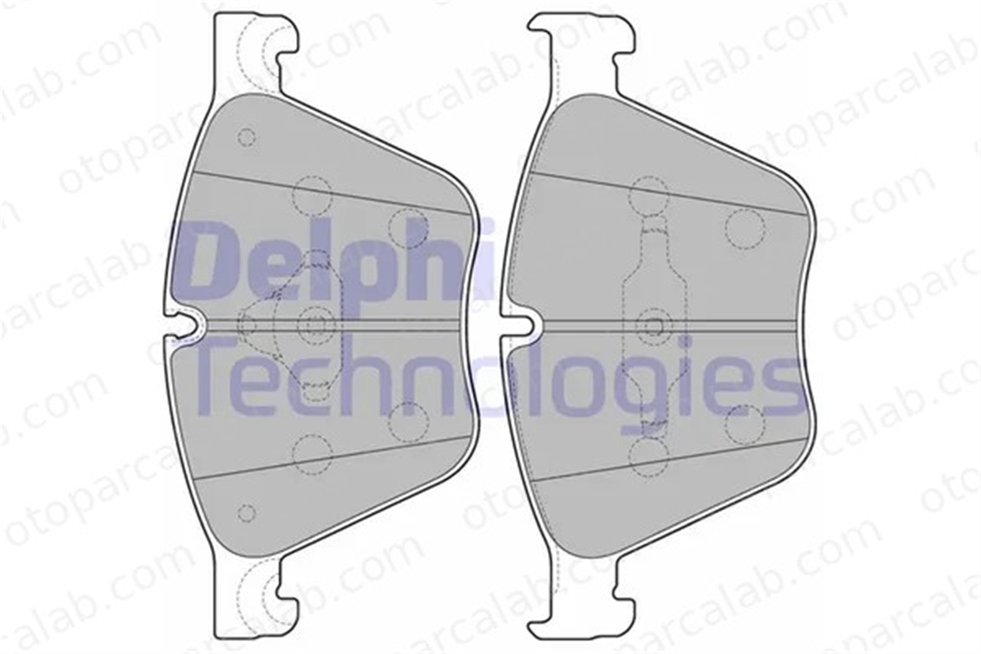 DELPHI LP2210 Fren Disk Balata Ön BMW 7 5 Gran Turismo 34116783554 3411406532