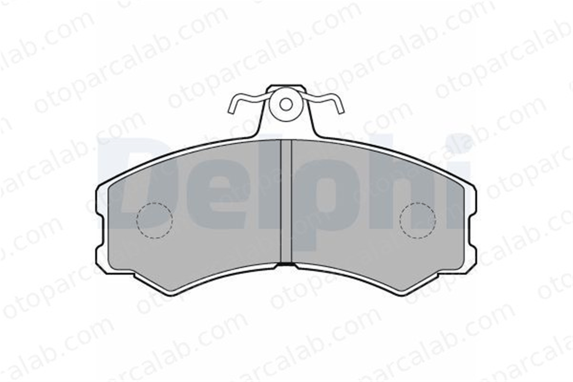 DELPHI LP2215 Fren Disk Balata Arka IVECO MASSIF Pick-up MASSIF Single Cab 500028835 500029493