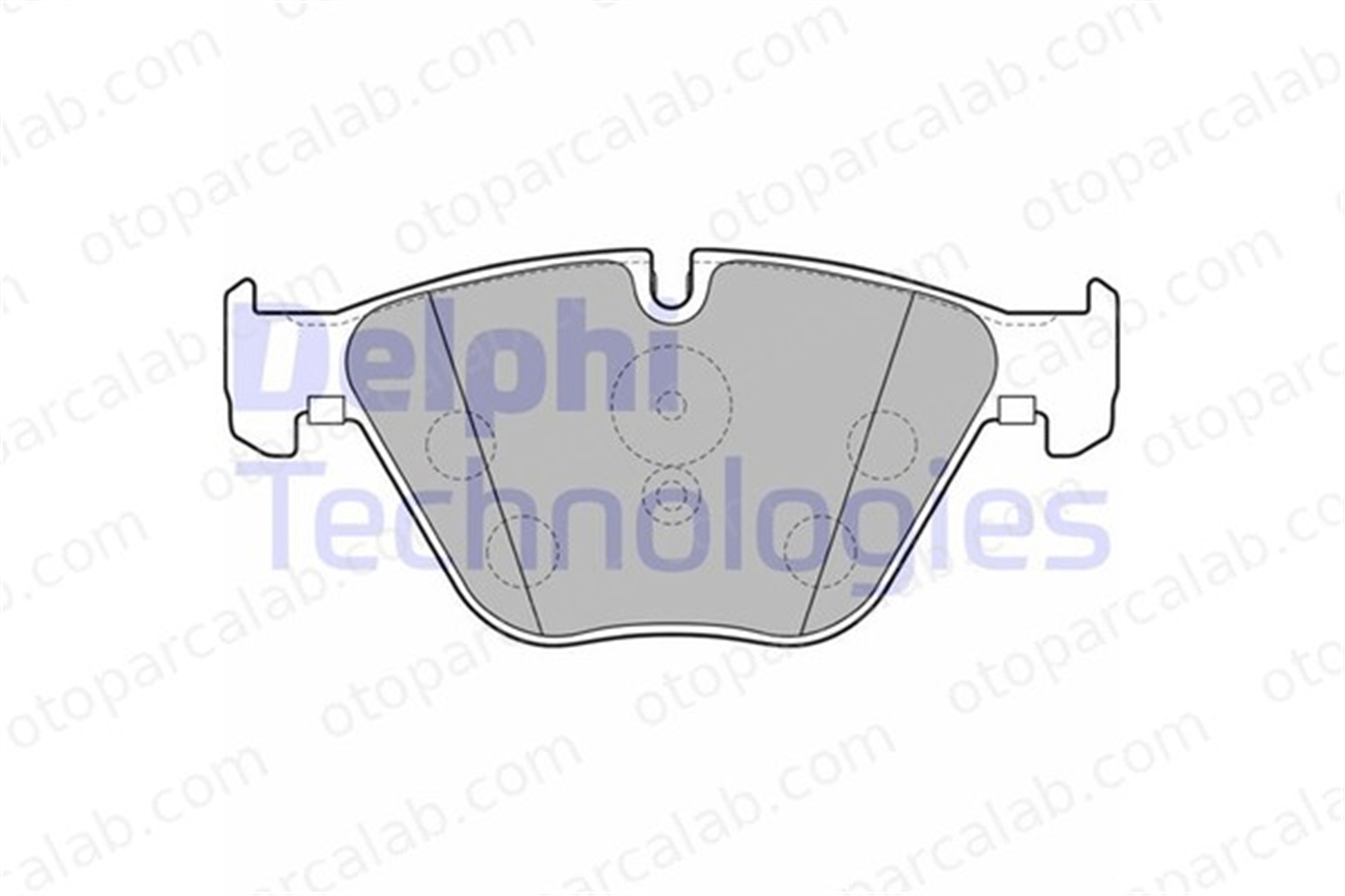 DELPHI LP2245 Fren Disk Balata Ön BMW 5 Touring 5 34112339270 34116775314