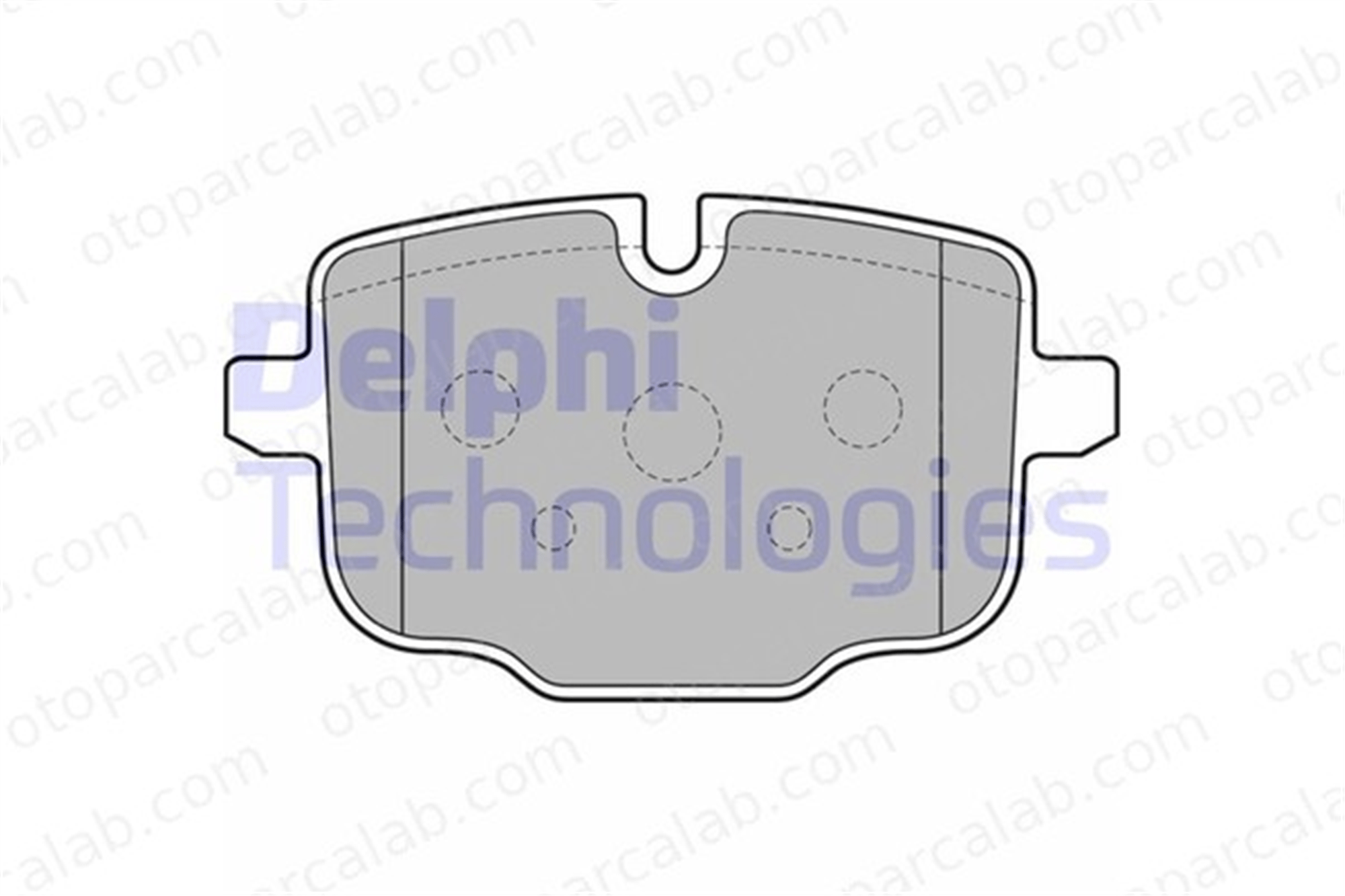 DELPHI LP2246 Fren Disk Balata Arka BMW 5 Touring 5 34216775346 34207884379
