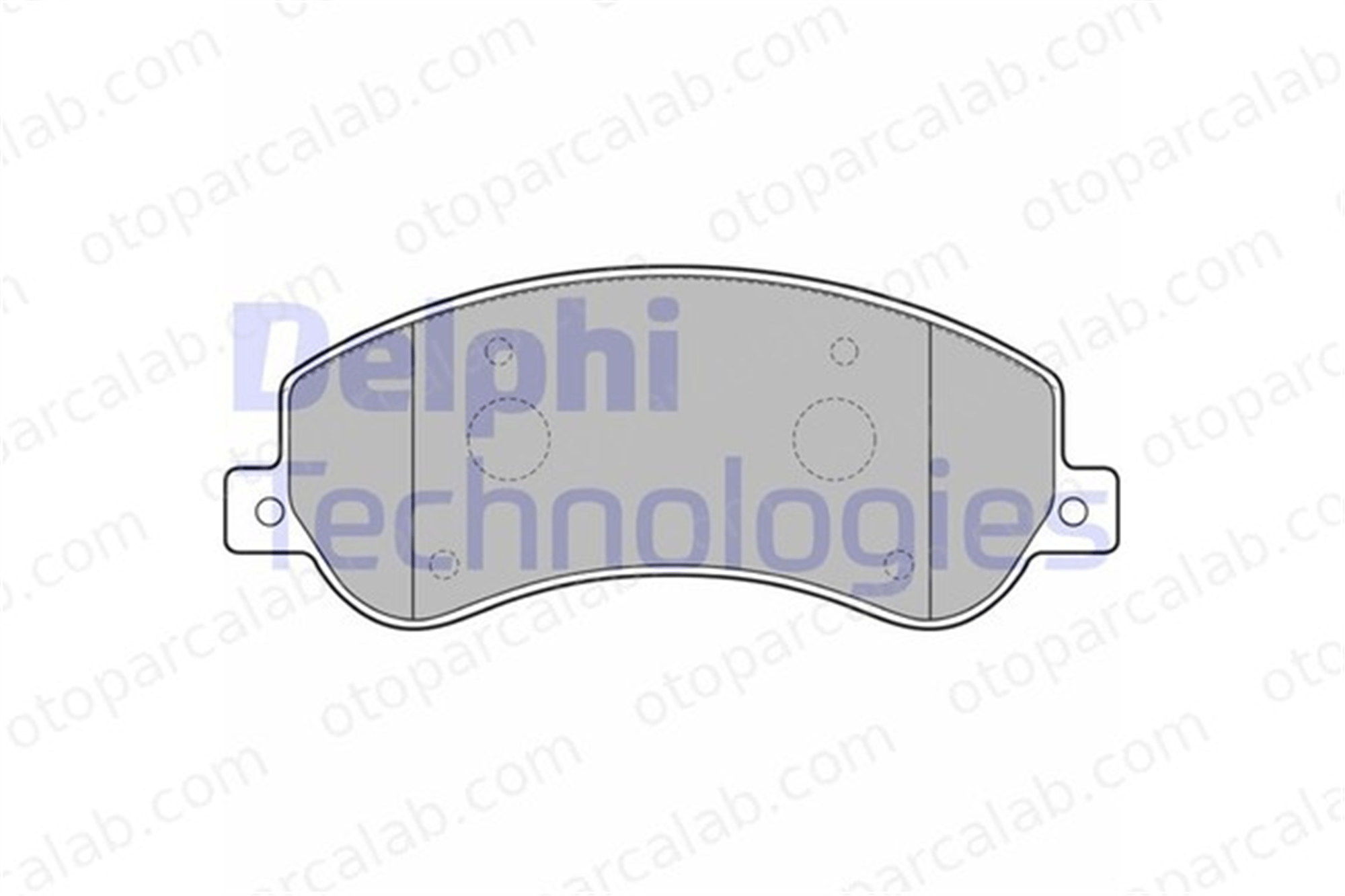 DELPHI LP2257 Fren Disk Balata Ön VW AMAROK AMAROK Platform şasi DELLP2257 2H0698151