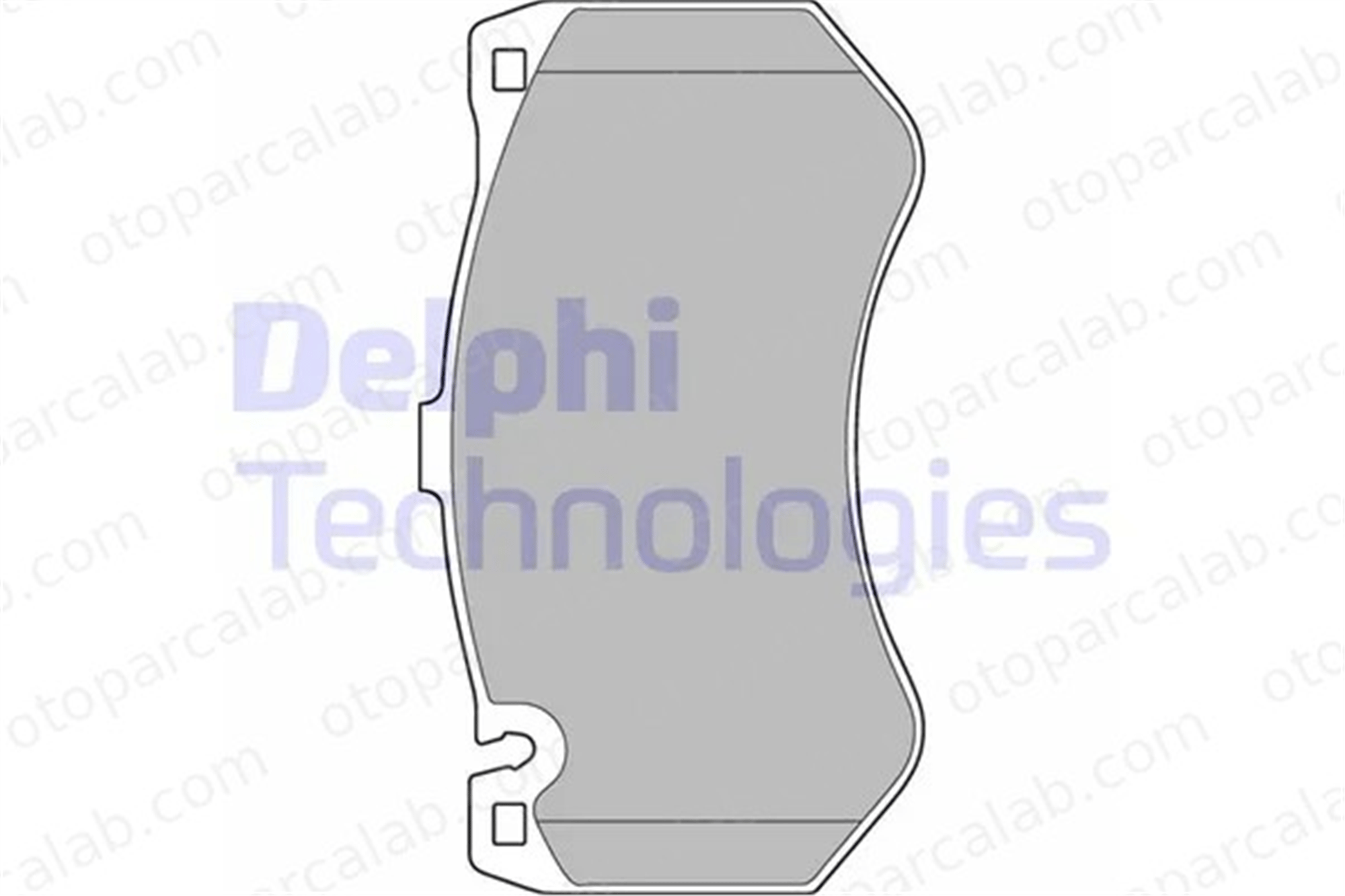 DELPHI LP2290 Fren Disk Balata Ön MERCEDES-BENZ AMG GT E-SERISI 4205800 4200106