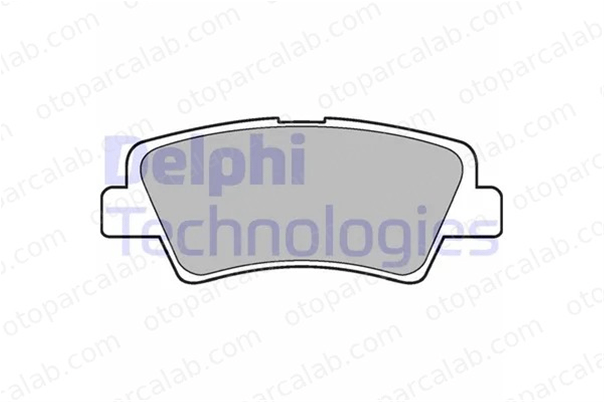 DELPHI LP2295 Fren Disk Balata Arka HYUNDAI i30 i30 Station wagon 583021RA30 583021WA35