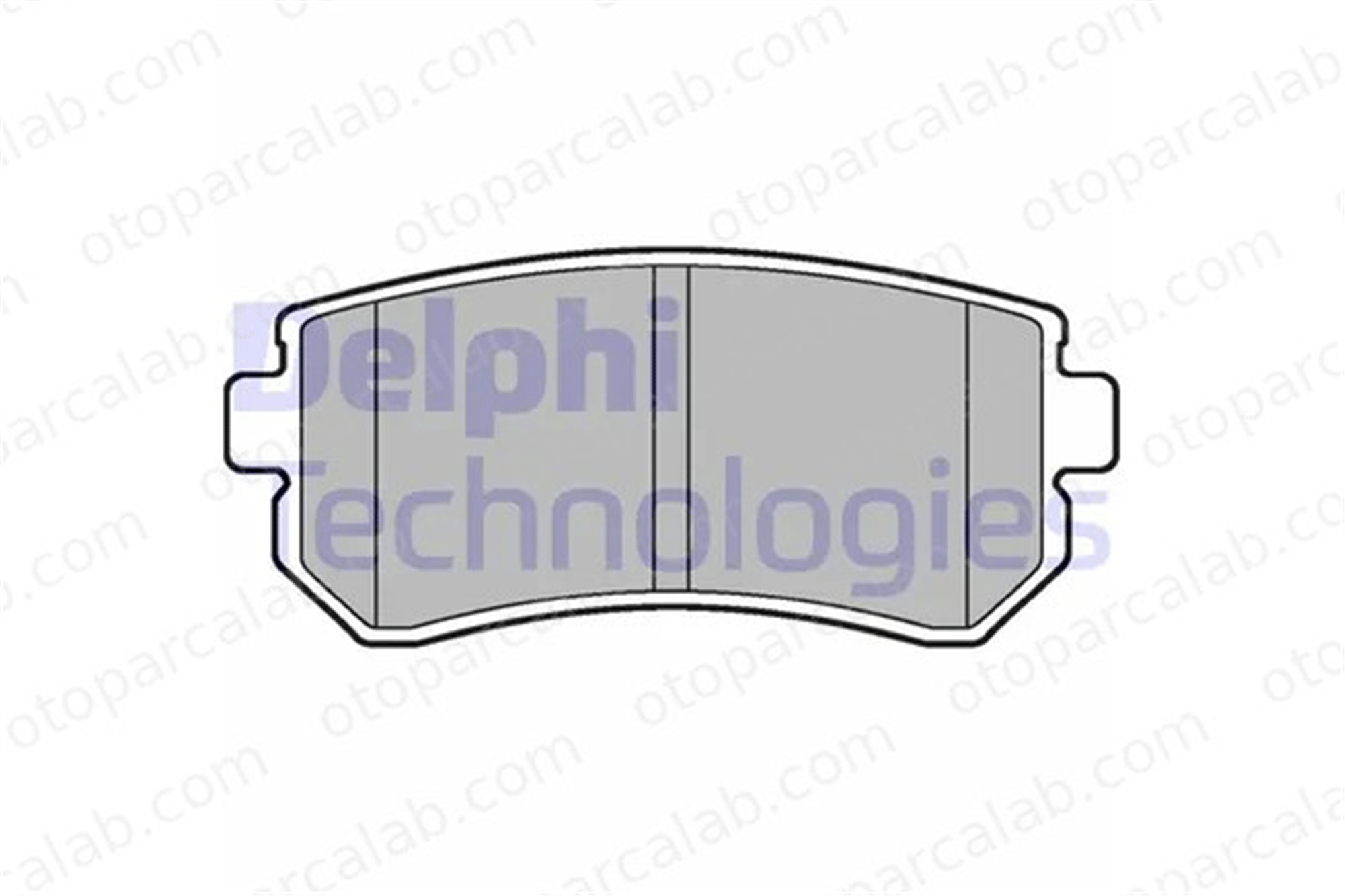 DELPHI LP2303 Fren Disk Balata Arka HYUNDAI i30 i20 I 583021YA50 583021HA10
